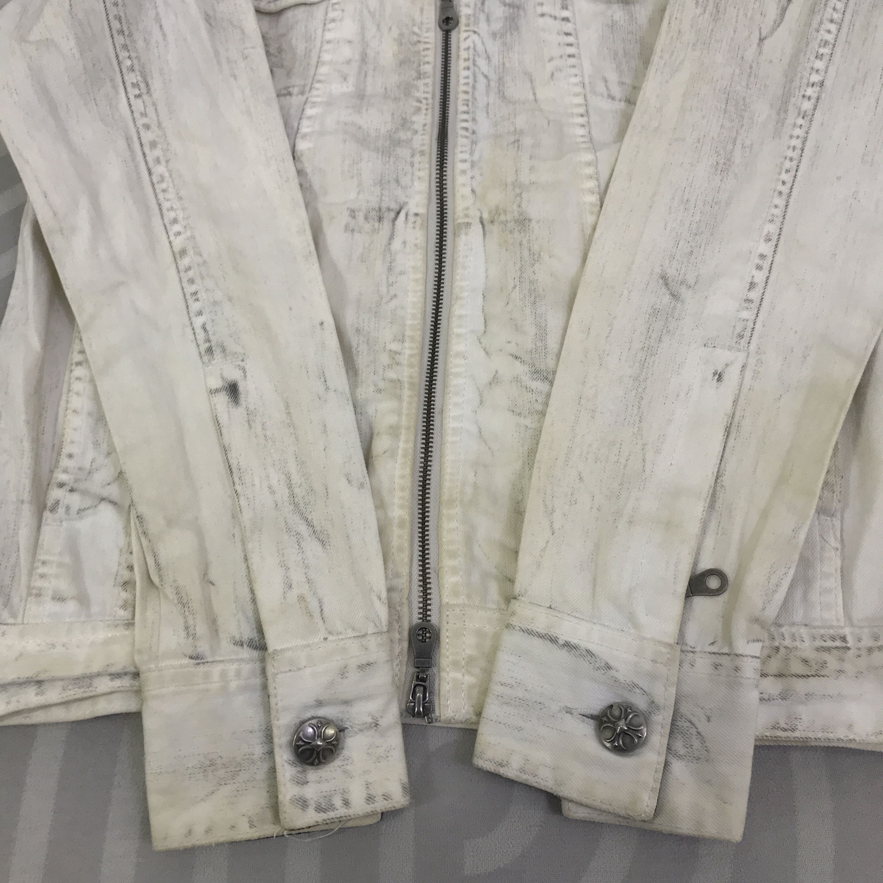 In The Attic Vintage In The Attic art Future Kings Denim Jacket K124B7 Size US M / EU 48-50 / 2 - 8 Thumbnail