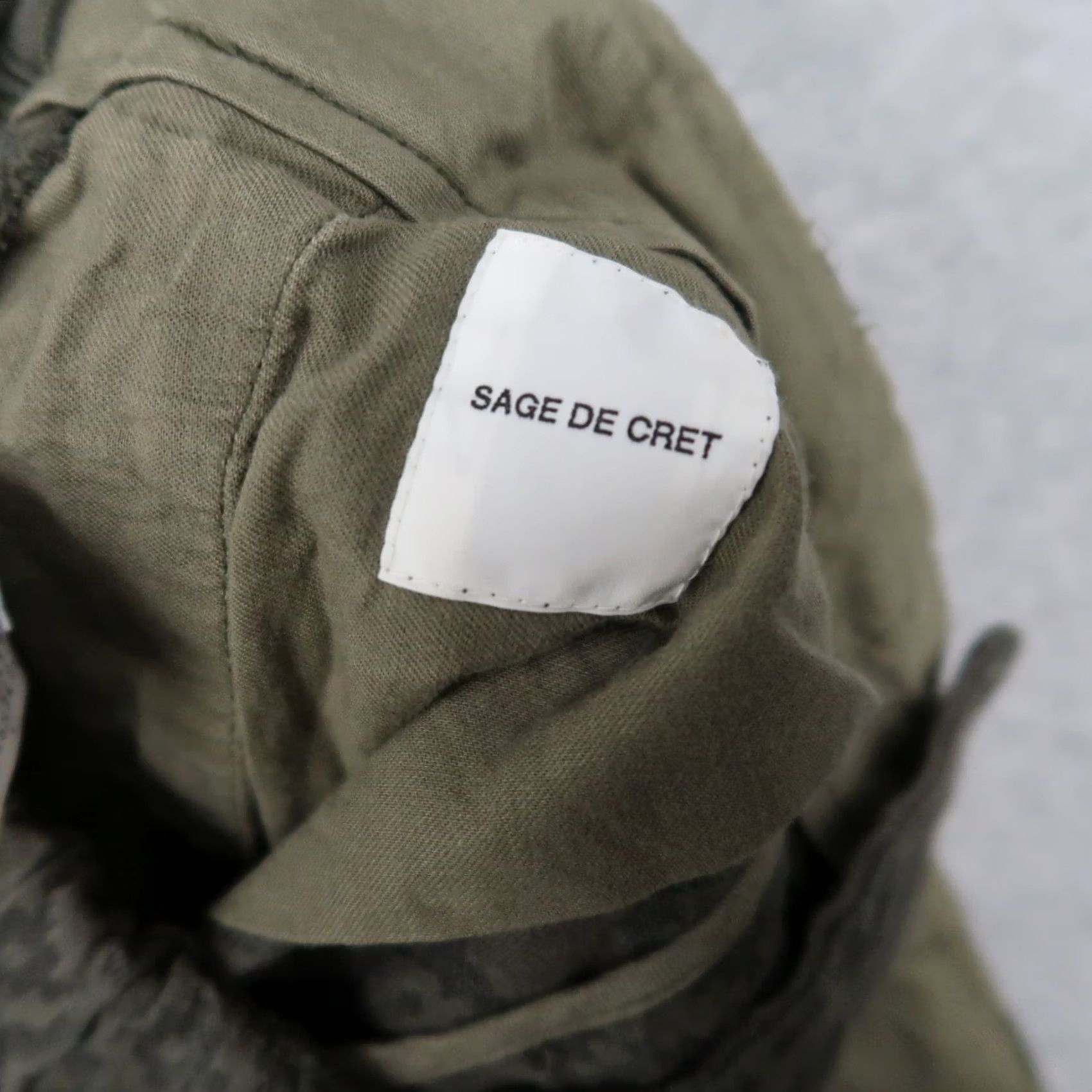 Sage De Cret Sage De Cret Mens Plaid Geometric Shorts M Green Japan Made Casual Chino Pockets Distressed Fade Size US 31 - 7 Thumbnail