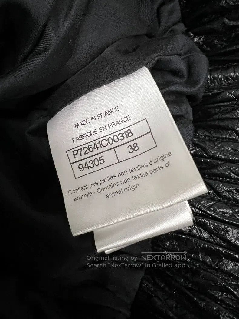 Chanel Chanel Black medium-sleeved short leather jacket Size XS / US 0-2 / IT 36-38 - 5 Thumbnail