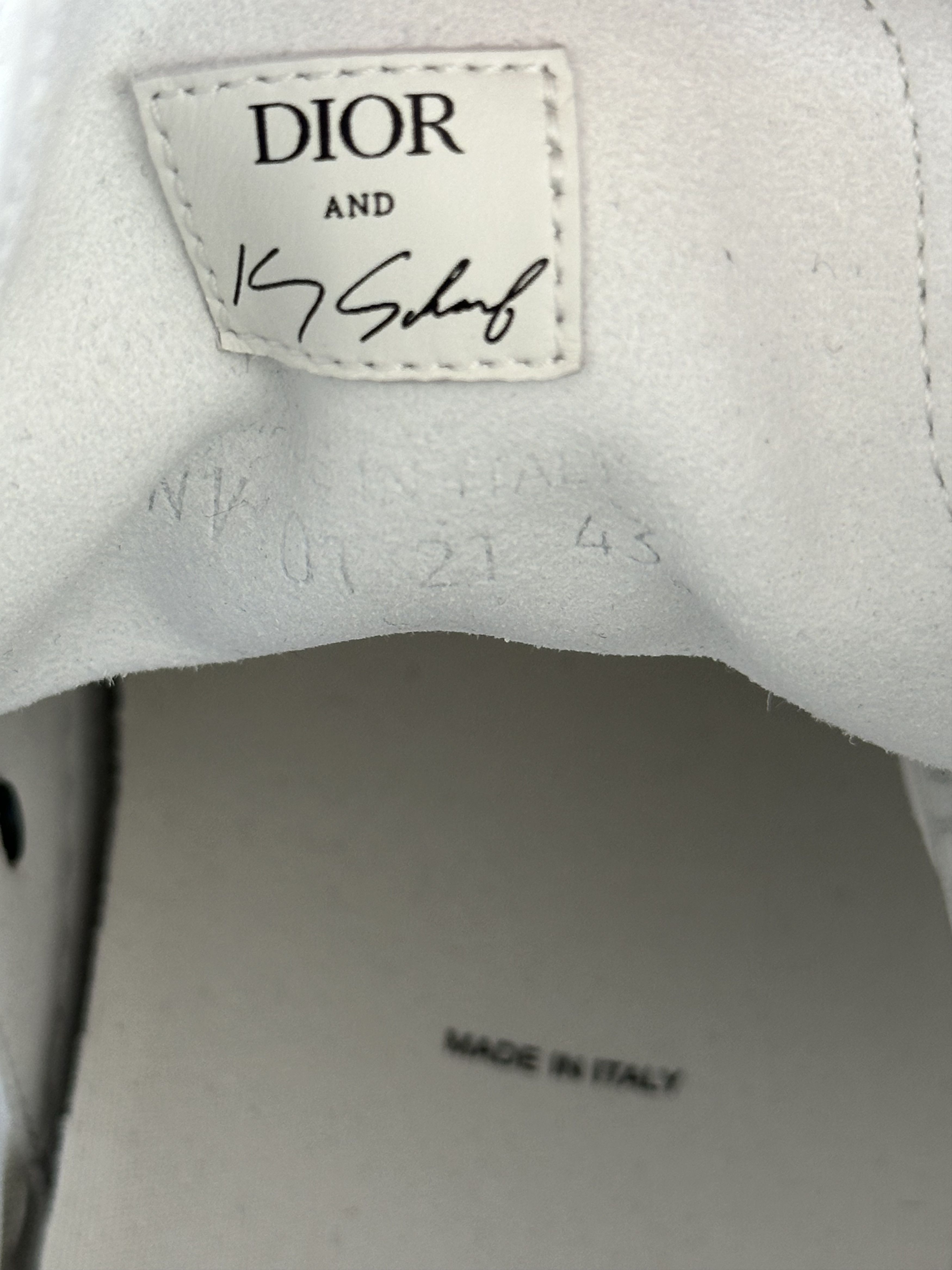 Dior Kenny Scharf White & Multicolor Oblique Faces B23 Sneakers Size US 10 / EU 43 - 8 Thumbnail