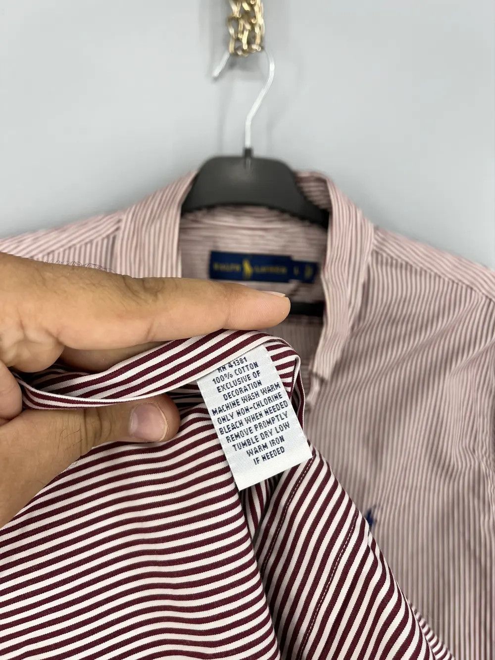 Ralph Lauren Vintage Striped Shirt Polo Ralph Lauren Size L Rare Size US L / EU 52-54 / 3 - 9 Thumbnail