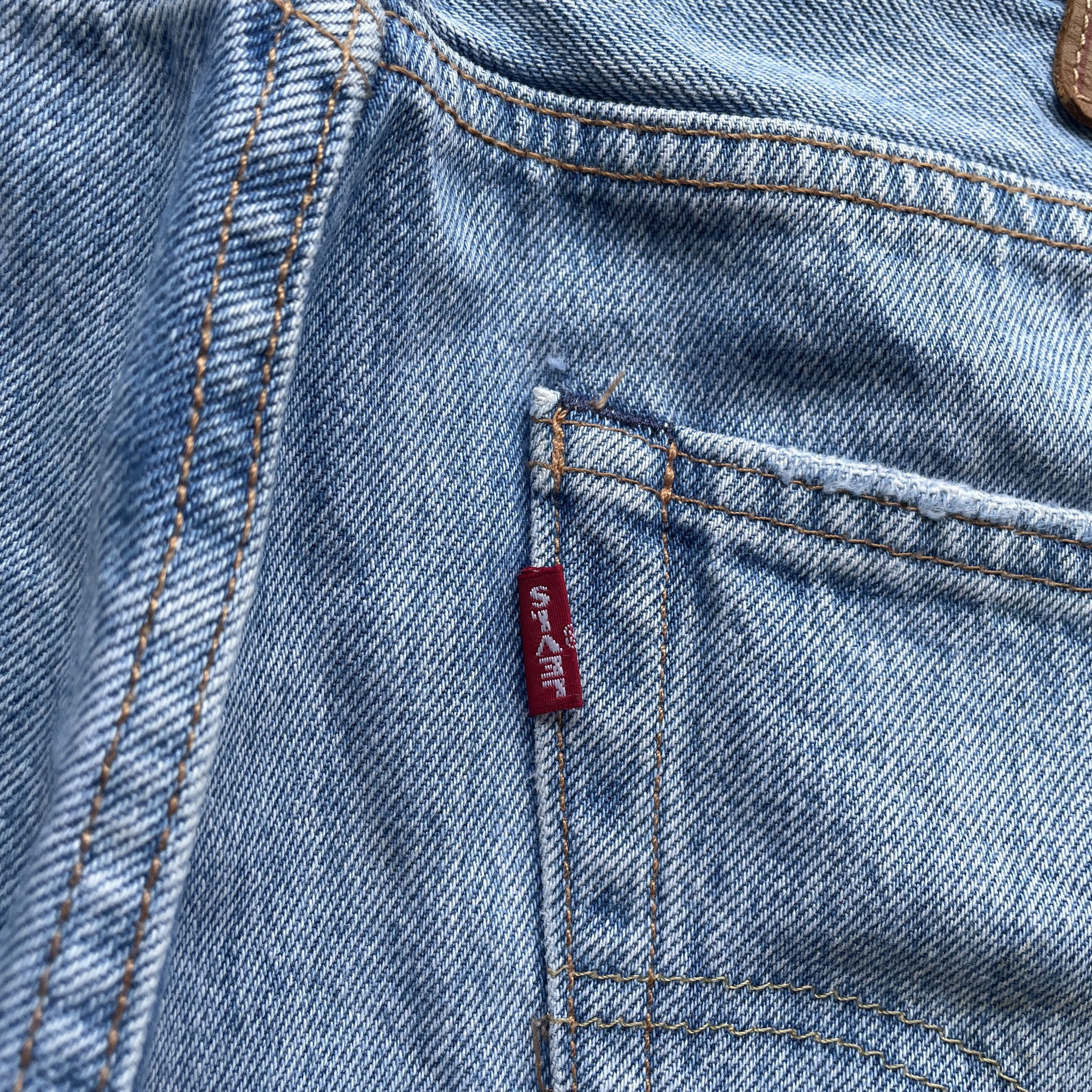 Levi's W34 LEVI’S BIG E DISTRESSED DENIM FADED RIPPED JEANS PANTS Size US 34 / EU 50 - 10 Thumbnail