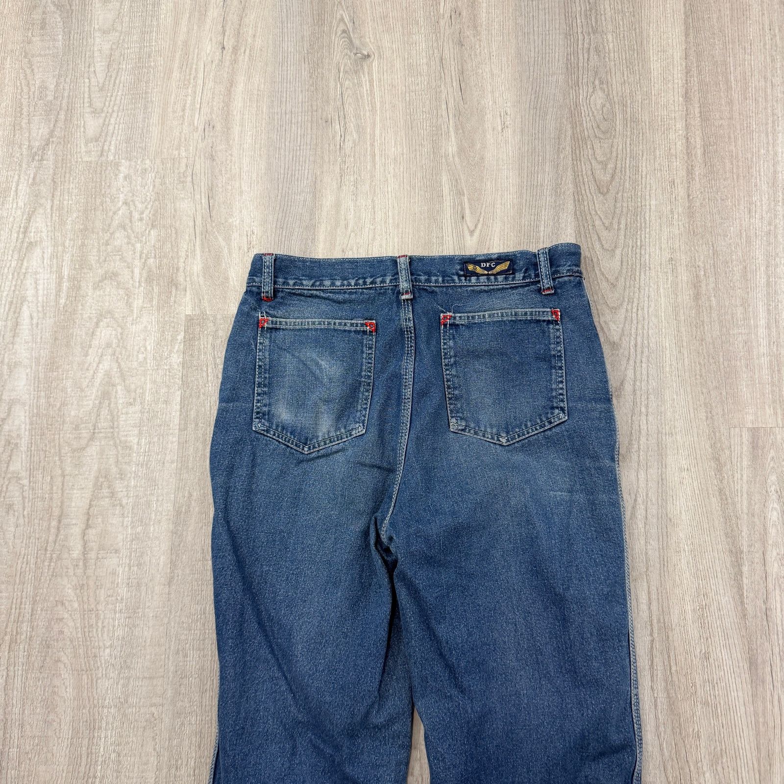 Vintage Vintage DRC Fleece Lined Jeans Men's 34 (Fits 34x31) Faded Size US 34 / EU 50 - 8 Thumbnail