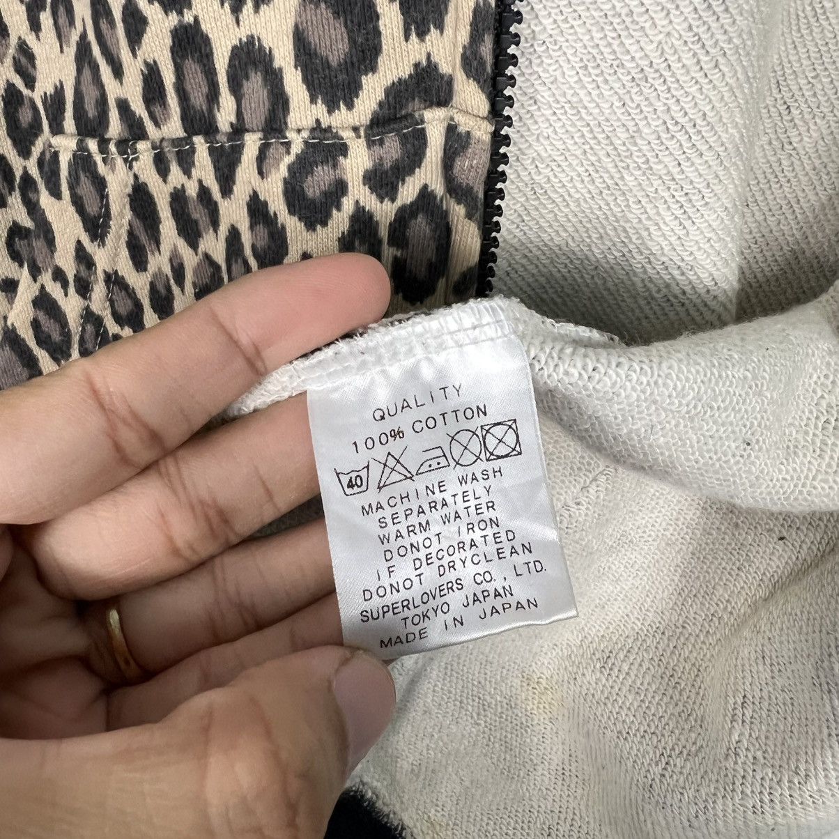 Super Lovers SUPER LOVERS Lovers Rock Cheetah Print Hoodies #4011-C182 Size M / US 6-8 / IT 42-44 - 15 Thumbnail