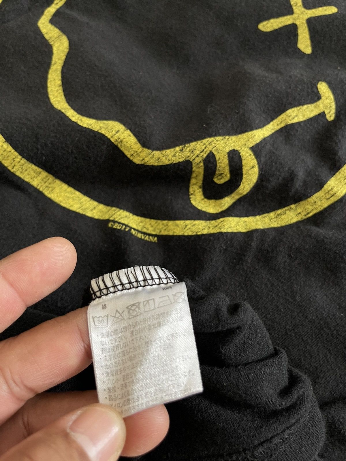Band Tees × Nirvana Y2k Nirvana Smile Band Tees Size US L / EU 52-54 / 3 - 9 Thumbnail