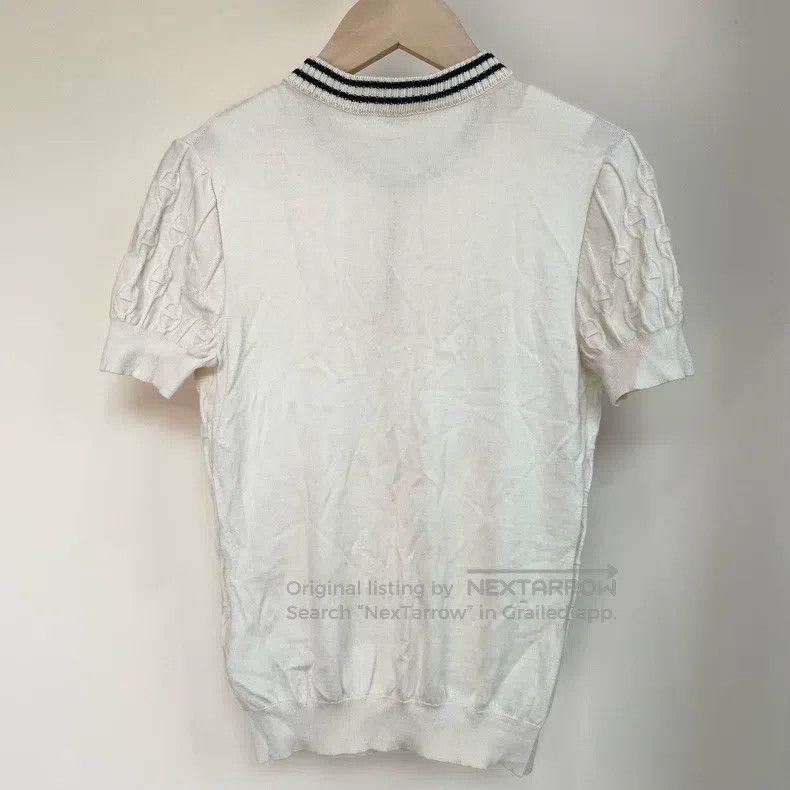 Hermes Hermes Pig Nose Inspired Half-Zip Knit Short-Sleeve - Cash Size XS / US 0-2 / IT 36-38 - 2 Thumbnail