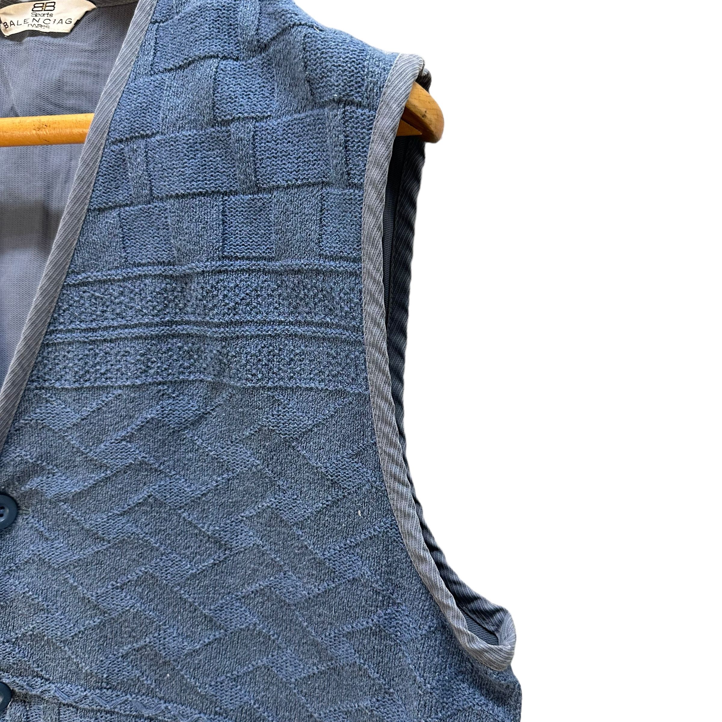 Balenciaga Balenciaga Sports Paris Blue Vest #A8-0202 Size US M / EU 48-50 / 2 - 5 Thumbnail