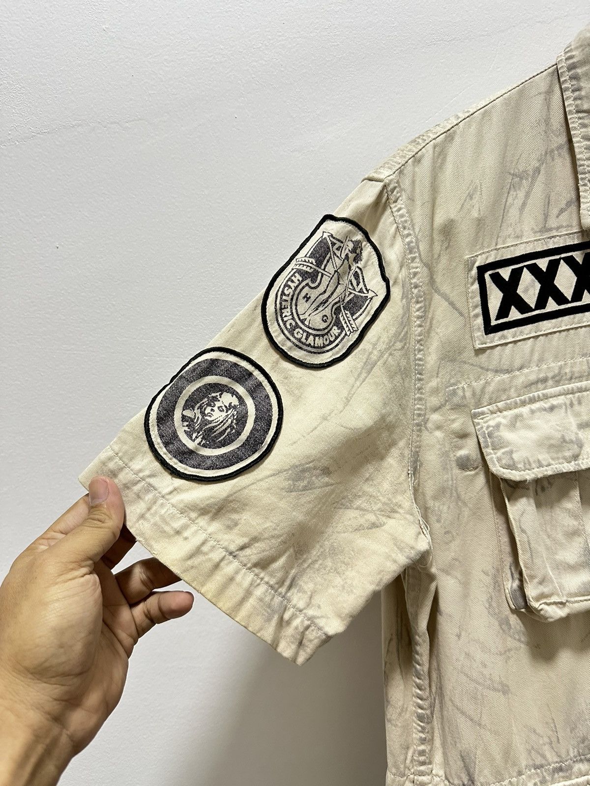 Hysteric Glamour Hysteric Glamour For Rebel 5 Pocket Button Up shirt HellXXX Size US M / EU 48-50 / 2 - 5 Thumbnail