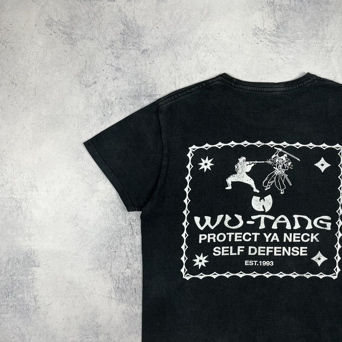 Vintage Vintage Wu-Tang Clan protect ya neck rap faded tee 00’s Size US S / EU 44-46 / 1 - 17 Thumbnail
