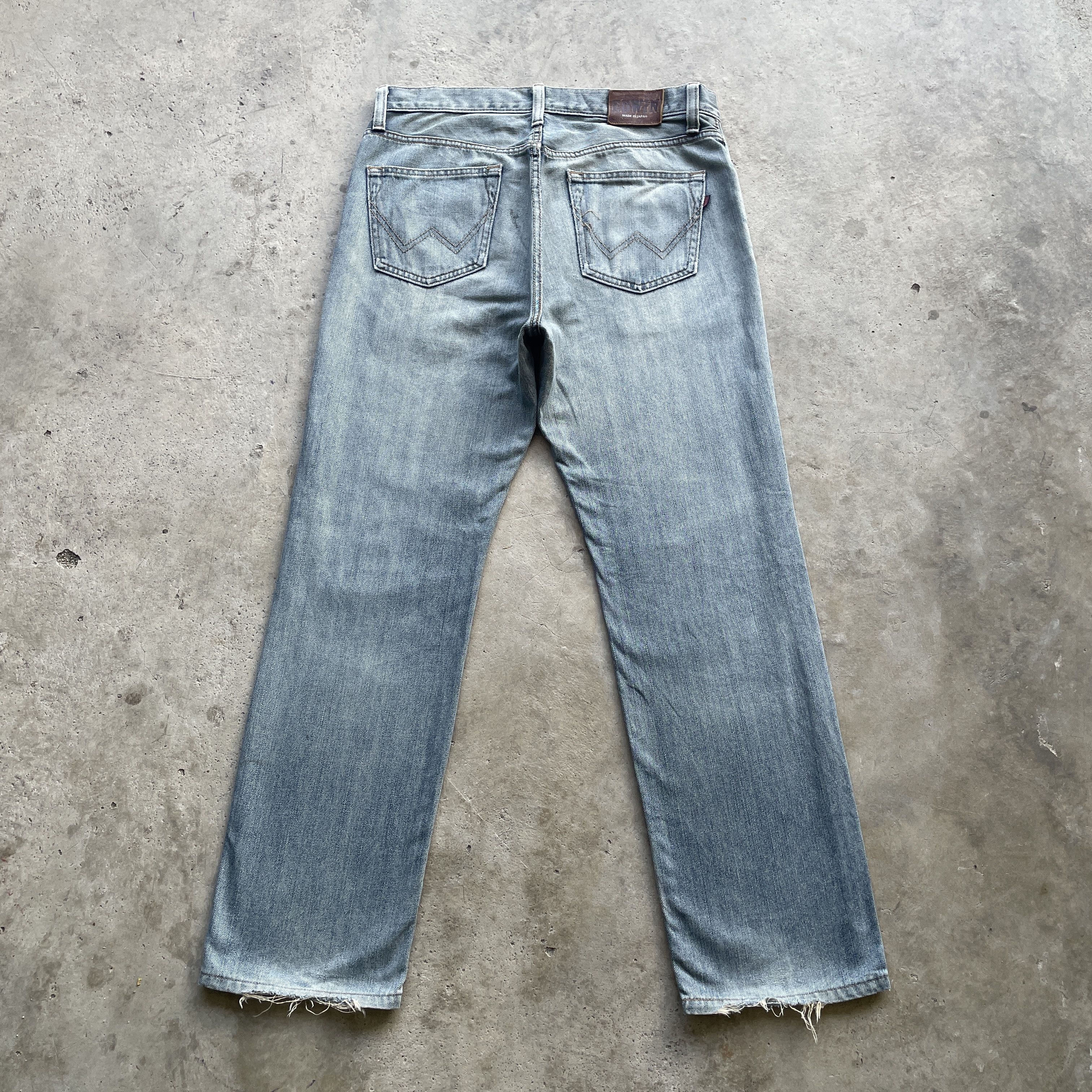 Edwin W33x30 Vintage Edwin 403 Denim Faded Japan Jeans Pants Size US 33 - 12 Thumbnail