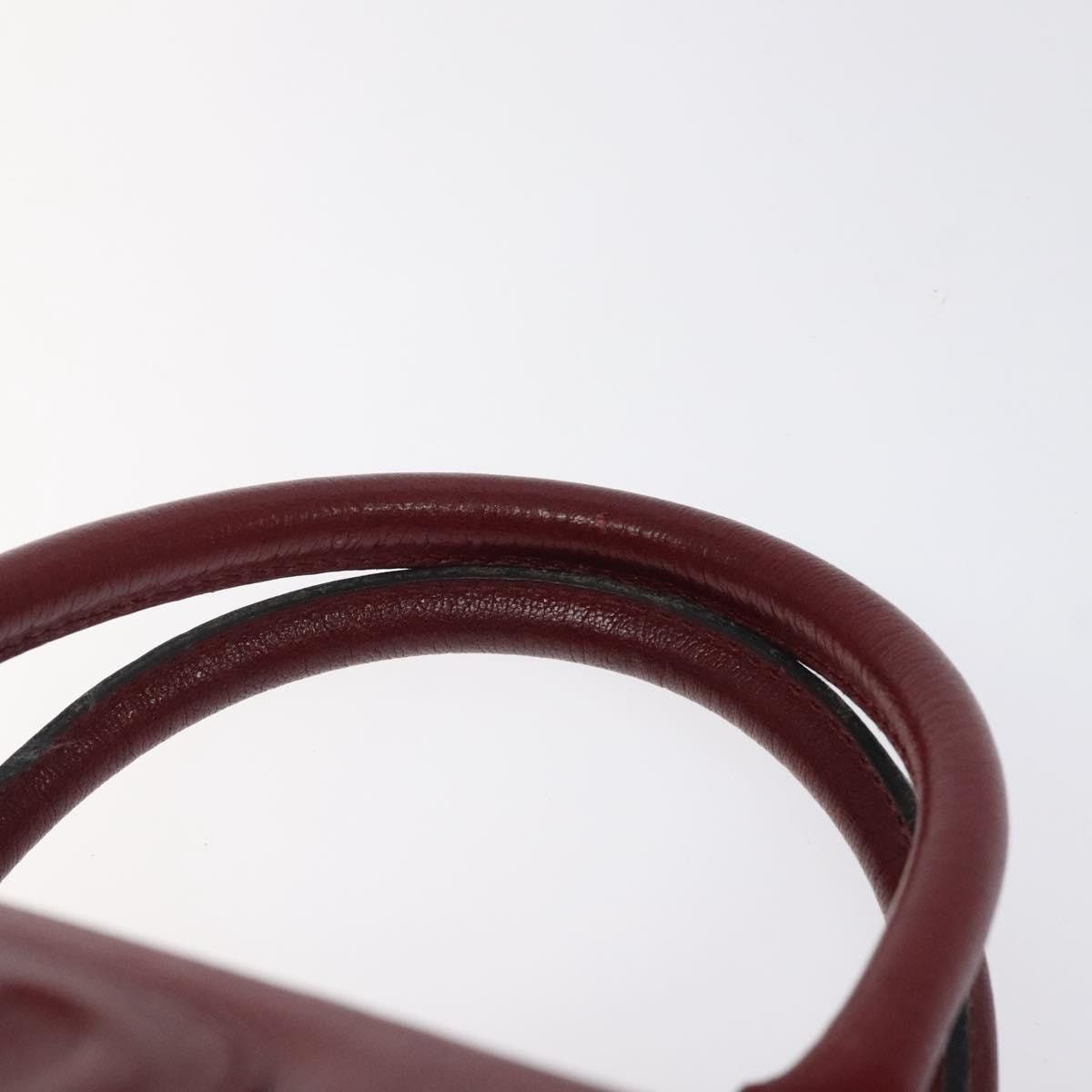 Dior DIOR Hand Bag Leather Red Gold Size ONE SIZE - 8 Thumbnail