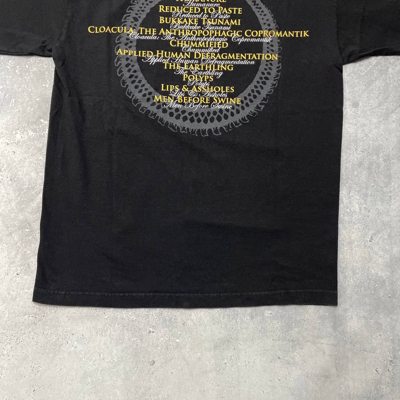 Band Tees Cattle Decapitation Humanure Deathgrind Band T Shirt Black M Size US M / EU 48-50 / 2 - 14 Thumbnail
