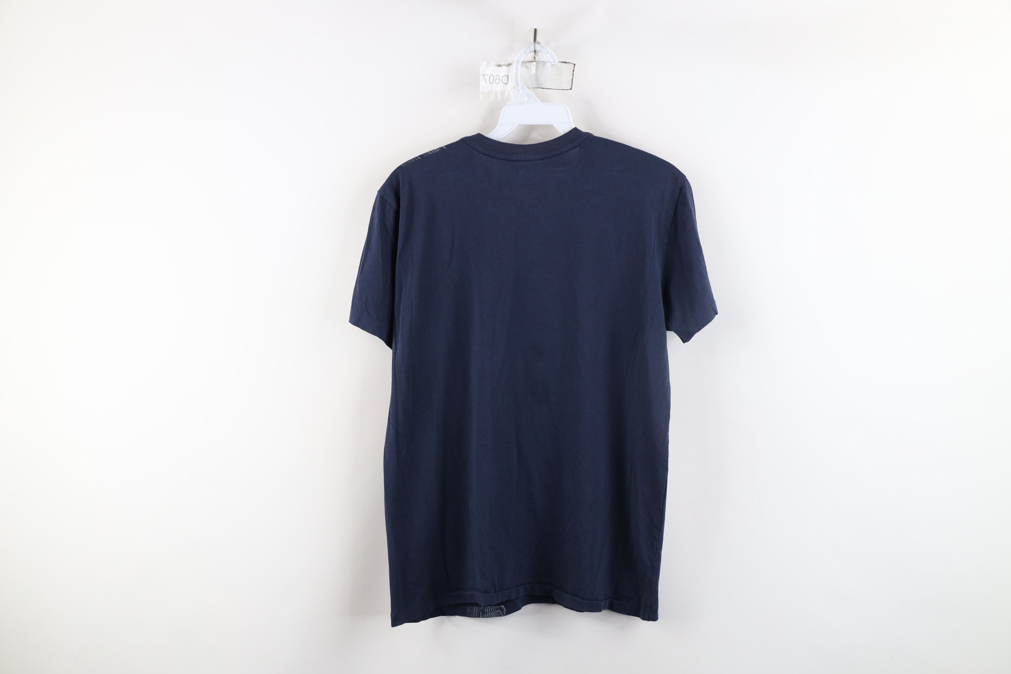 Armani Exchange × Vintage Armani Exchange Spell Ribbon Tape Short Sleeve T-Shirt Blue Size US S / EU 44-46 / 1 - 11 Thumbnail