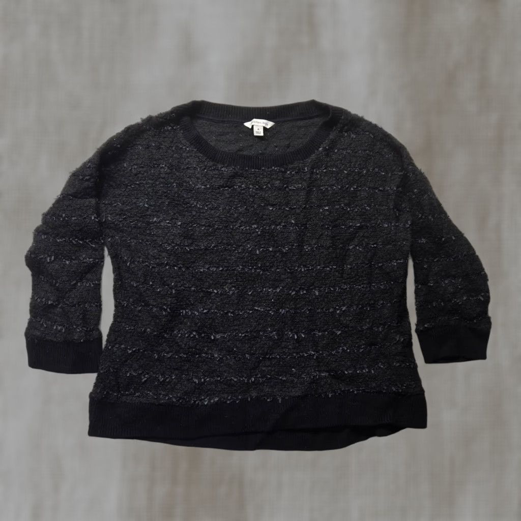 Calvin Klein Calvin Klein Jeans Black Crew Neck Long Sleeve Knit Sweater Adult Women's Medium Size M / US 6-8 / IT 42-44 - 1 Thumbnail