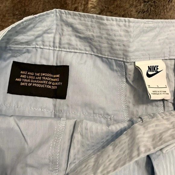 Nike Nike Life Men's SeerSucker Shorts Light Blue HF6363-440 36 Size US 36 / EU 52 - 15 Thumbnail