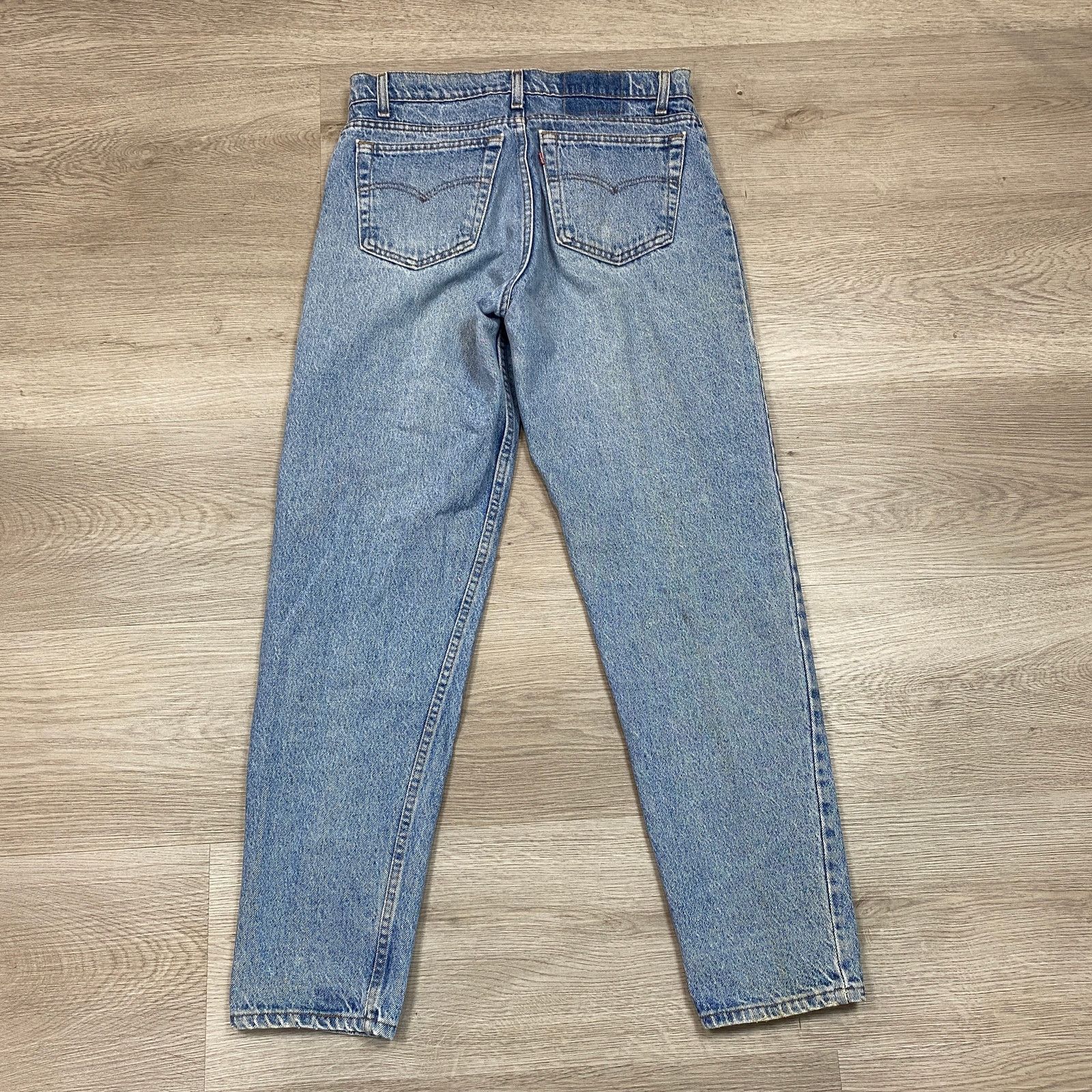 Levi's × Vintage VTG 80s Levi's 550 Tapered Made in USA Relaxed Jeans 32x31 Size US 32 / EU 48 - 2 Thumbnail