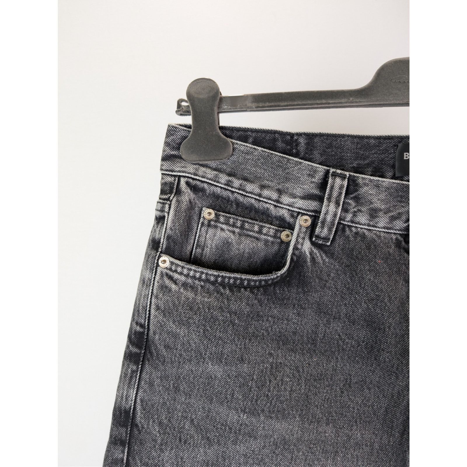 Balenciaga o1rshd1 Flared Pants 1090 Organic Japanese Denim in Noir Size US 30 / EU 46 - 6 Thumbnail