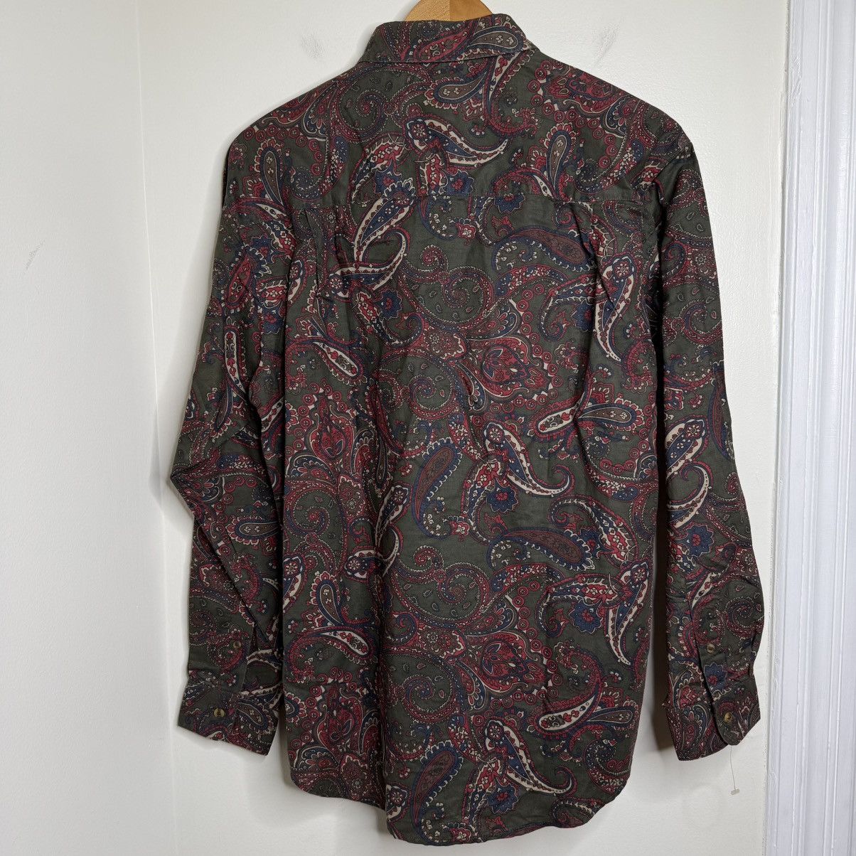 Vintage Vintage 90s Bugle Boy Button Down Paisley Shirt Medium Size US M / EU 48-50 / 2 - 4 Thumbnail