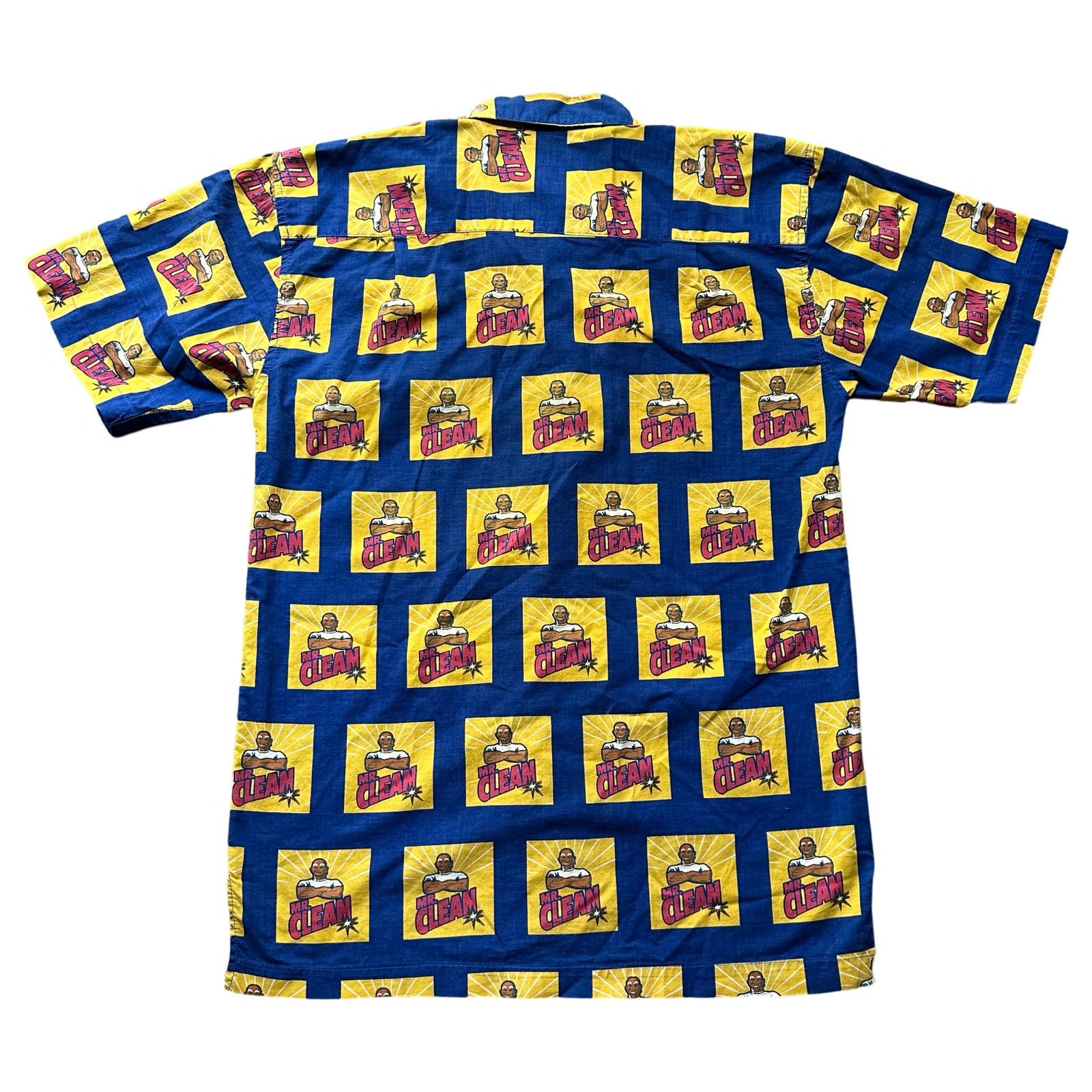 Other 2001 Mr. Clean Shirt Mens M SS up Hawaiian Shirt Button Down Size US M / EU 48-50 / 2 - 9 Thumbnail