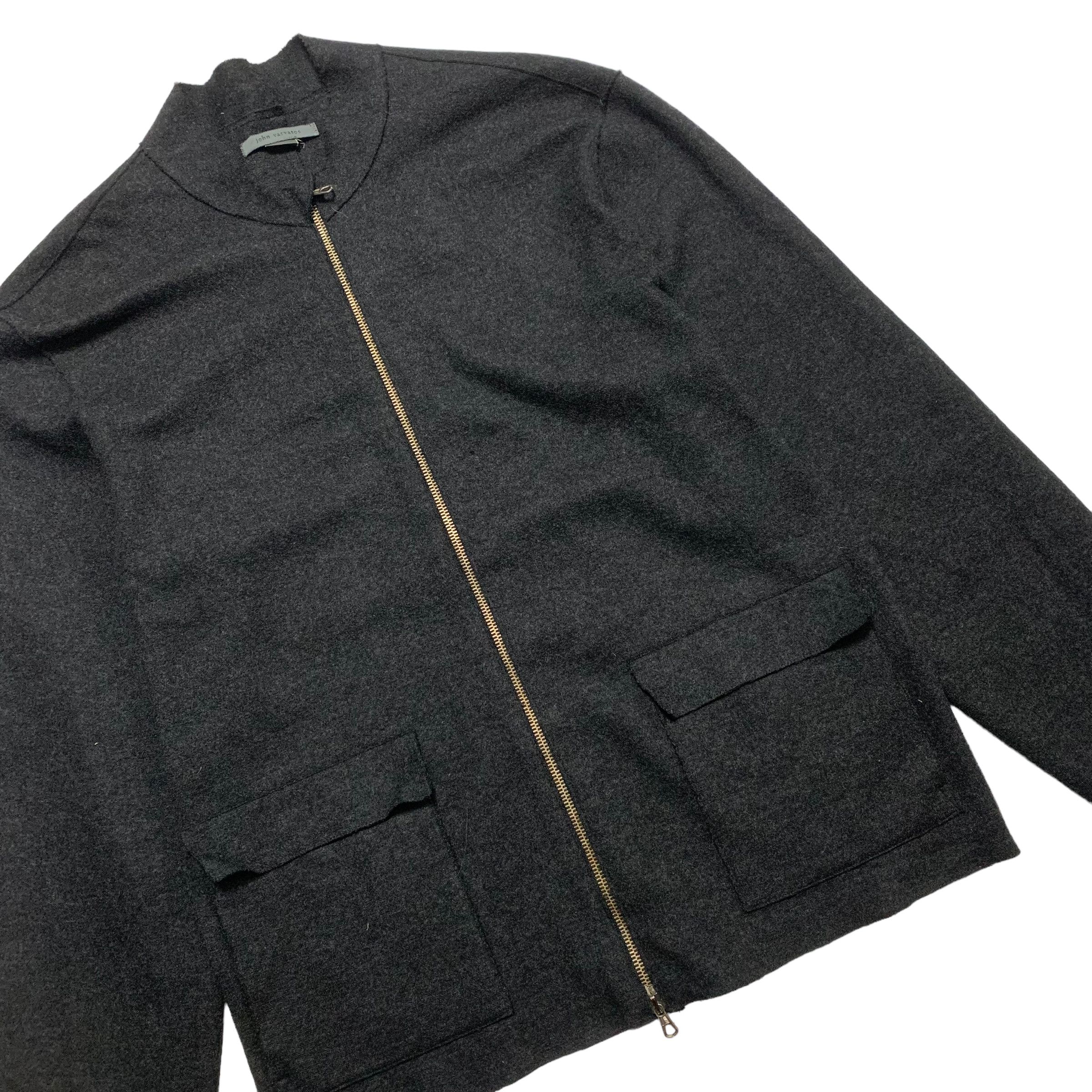 John Varvatos John Varvatos Wool Zipper Jacket Size US L / EU 52-54 / 3 - 3 Thumbnail