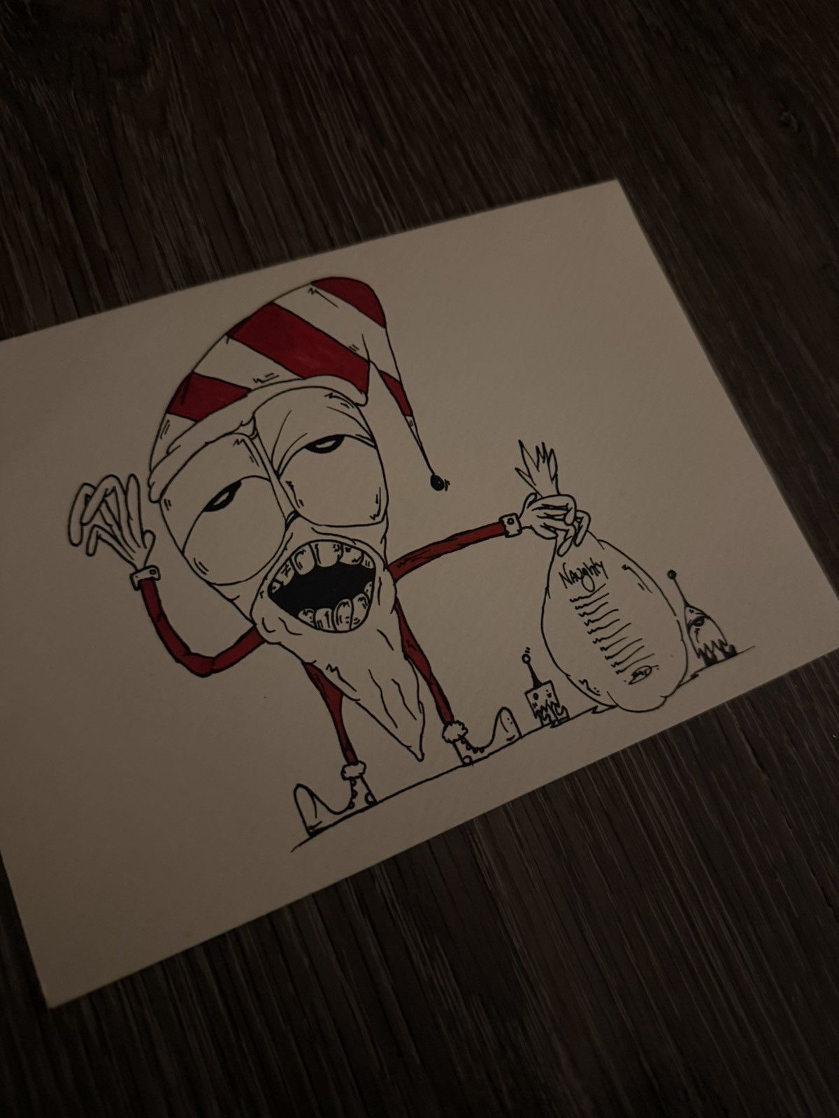Chrome Hearts Chrome Hearts Matty Boy Santa 2019 VIP Christmas Card Size ONE SIZE - 4 Thumbnail