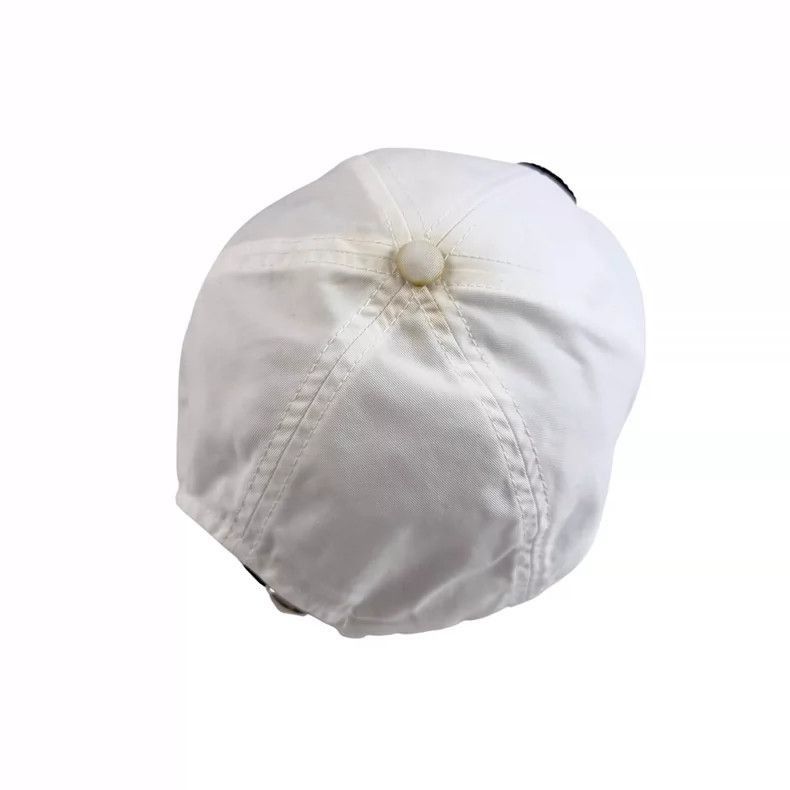Celine Celine White Embroidered Baseball Cap Size ONE SIZE - 2 Thumbnail