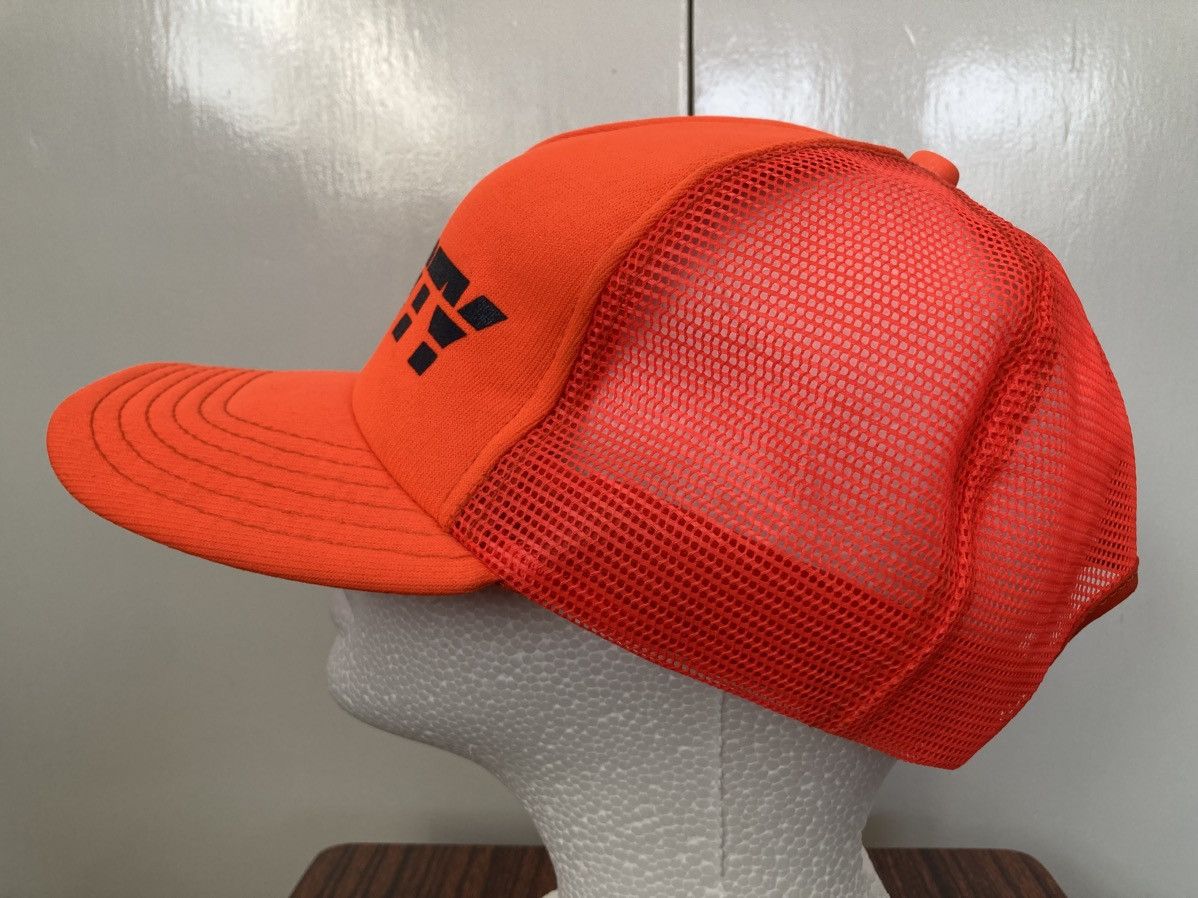 Vintage NRA LIBERTY SNAPBACK HAT CAP TRUCKER MESH NEON ORANGE HUNTER Size ONE SIZE - 8 Thumbnail