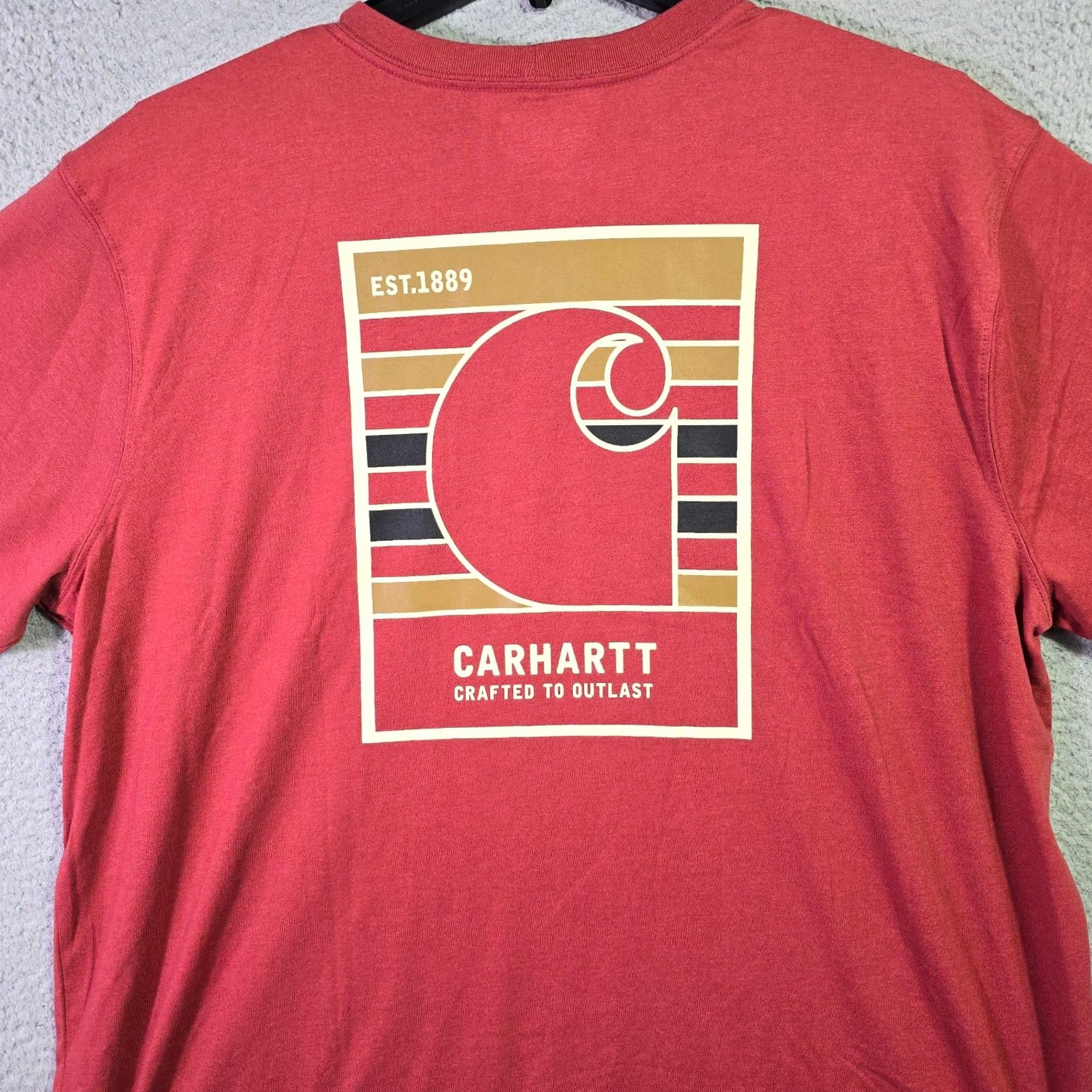 Carhartt CARHARTT Shirt Mens 2XL Red Pocket Tee Outdoor Casual NWT Logo Size US XXL / EU 58 / 5 - 2 Thumbnail