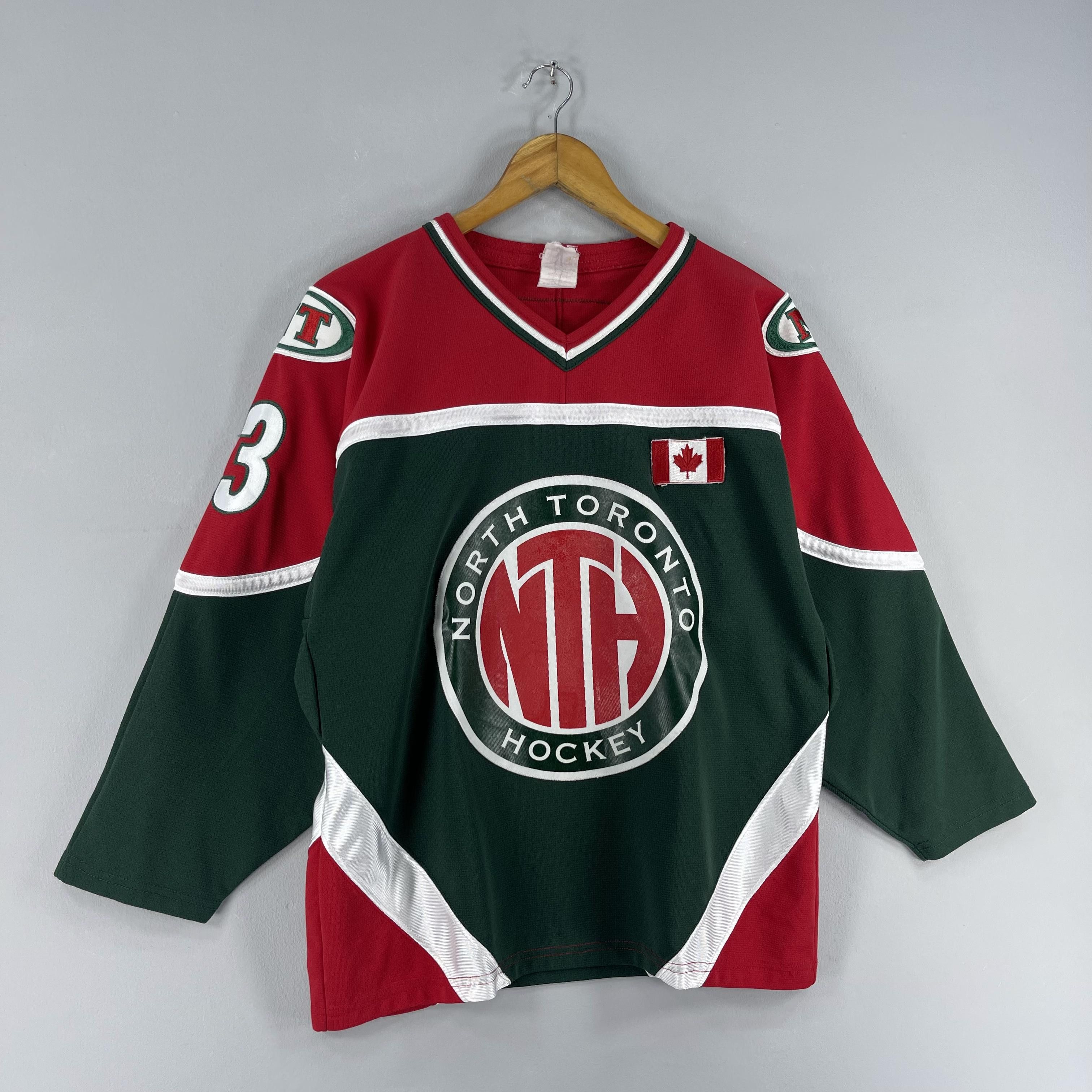 Vintage NORTH TORONTO Canada Hockey Jersey Embroidery