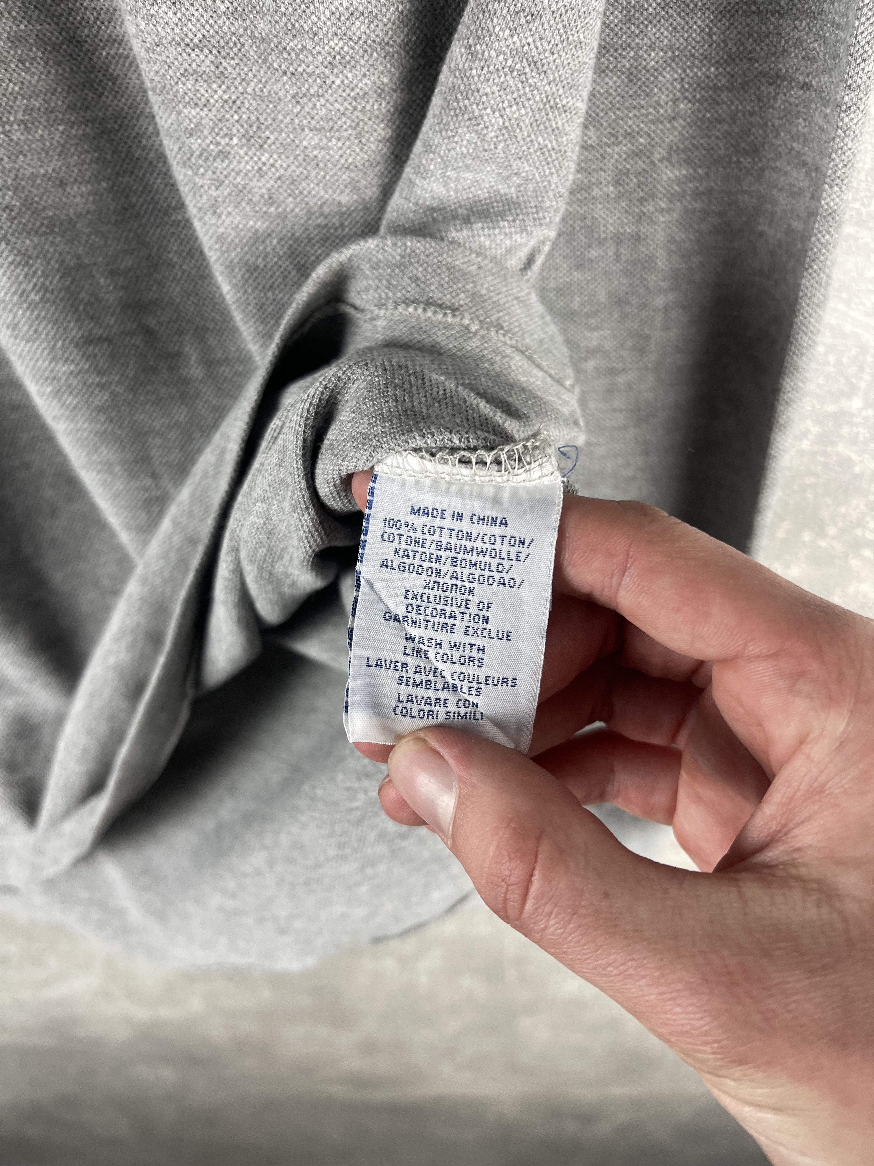 Polo Ralph Lauren Polo Ralph Lauren gray cotton button rugby longsleeve Size US M / EU 48-50 / 2 - 9 Thumbnail