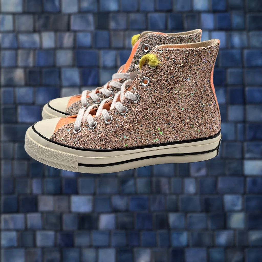 Converse Converse JW Anderson Chuck Taylor Womens Size 6 Glitter High Top Sneakers Multicolor Jazz 164695C New Size M / US 6-8 / IT 42-44 - 1 Thumbnail