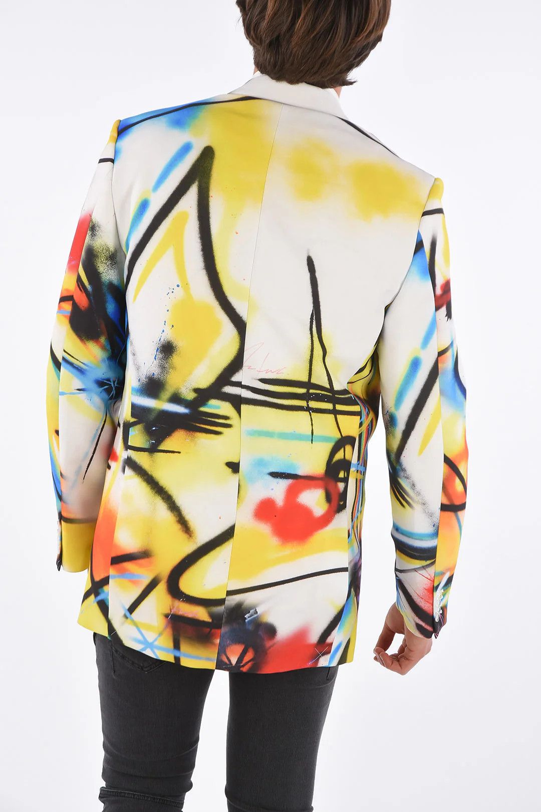 Off-White og1mm0426 Three-Button Jacket in Multicolor Size US M / EU 48-50 / 2 - 2 Thumbnail