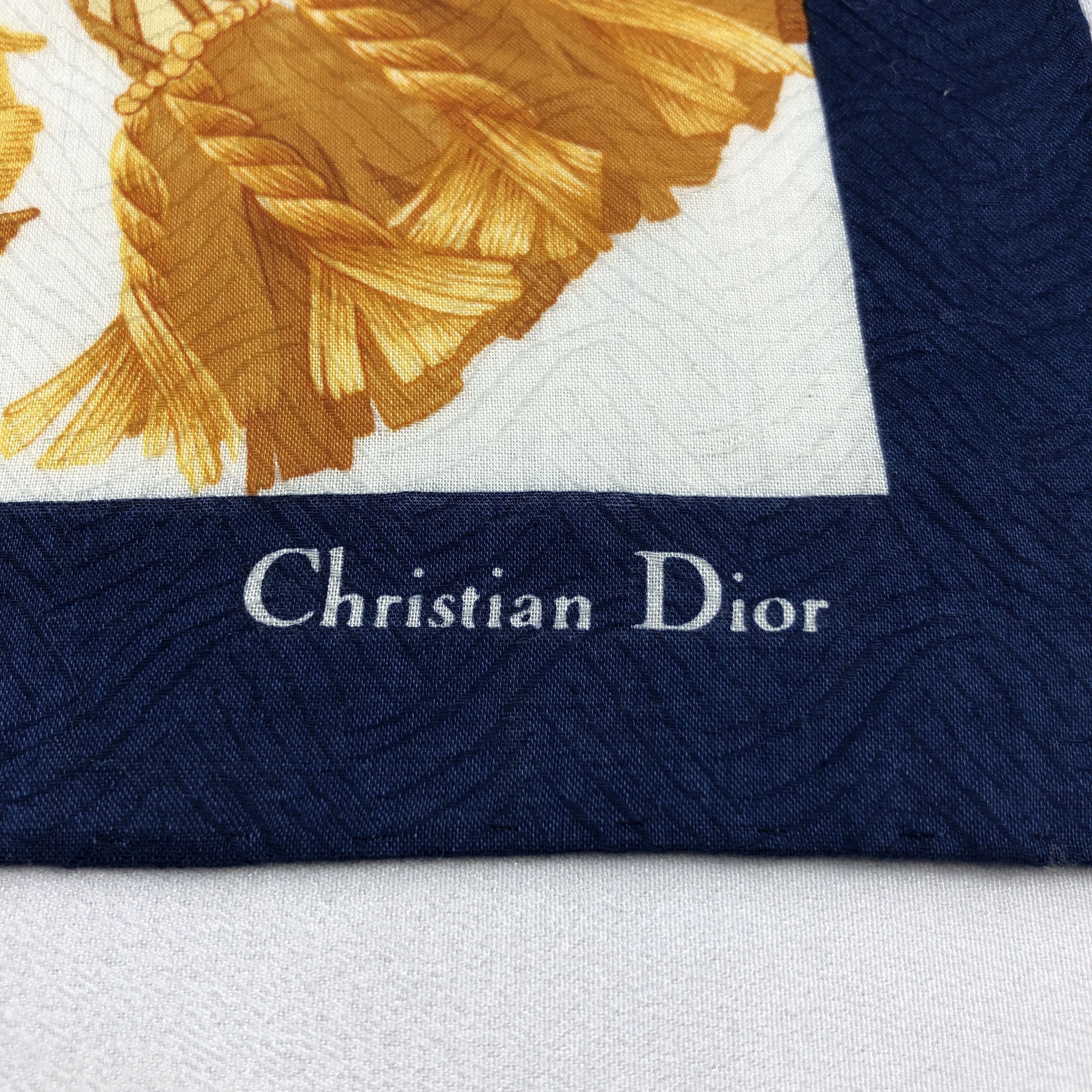 Christian Dior Monsieur Christian Dior Handkerchief Neckerchief Bandana H2863 Size ONE SIZE - 3 Thumbnail