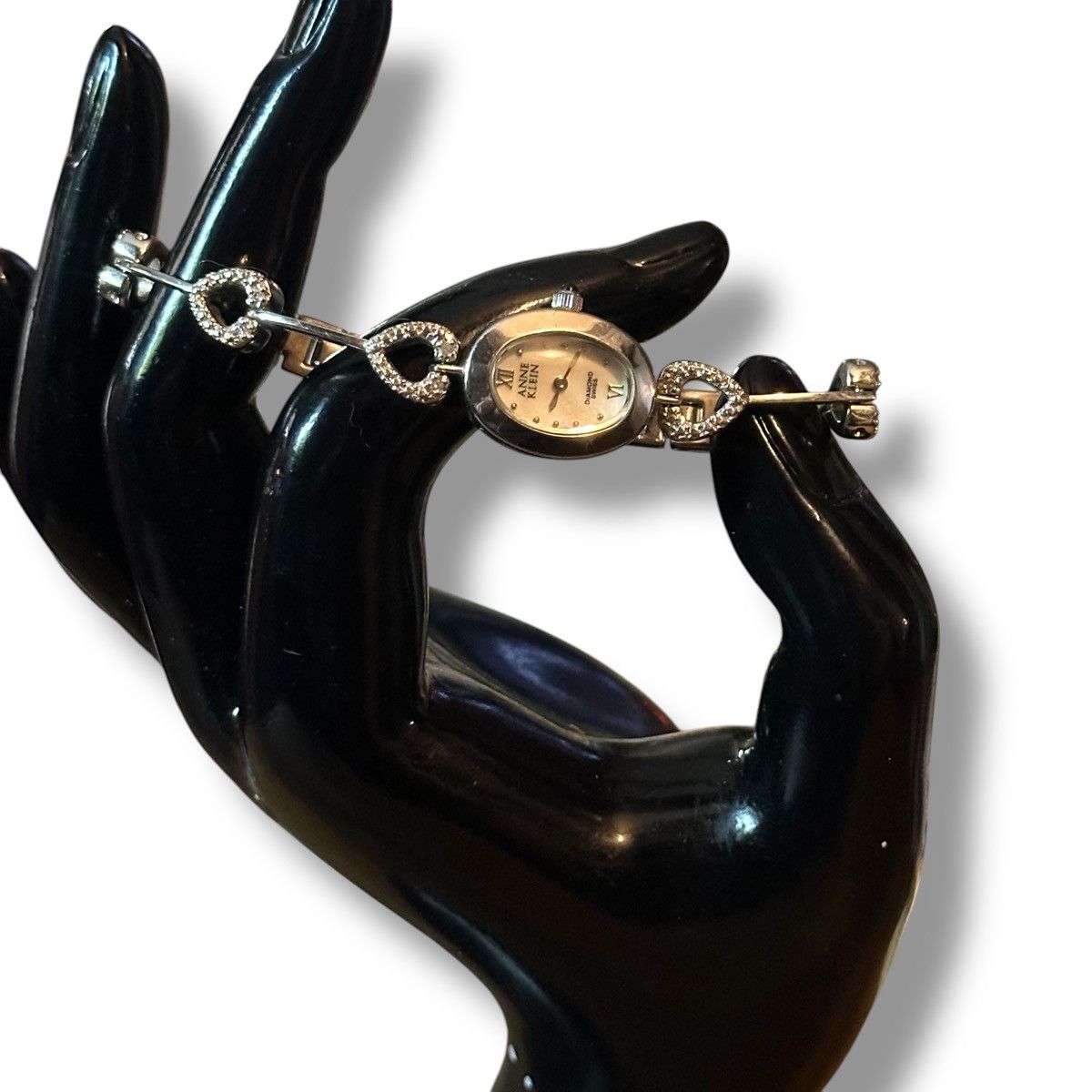 Anne Klein Vintage Anne Klein Swiss diamond heart band watch Size ONE SIZE - 2 Thumbnail
