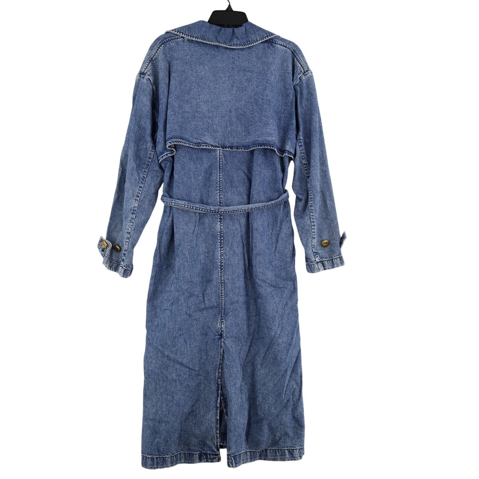 Rag & Bone Rag & Bone Featherweight Alora Trench Coat Womens M Blue Size M / US 6-8 / IT 42-44 - 5 Thumbnail