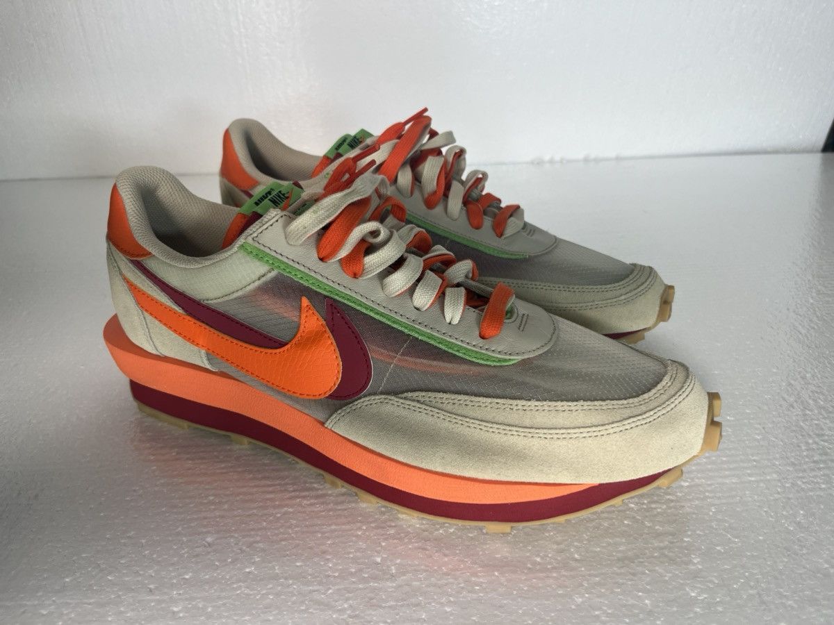 CLOT × Nike × Sacai Nike x Sacai x Clot Sz 14 New Tan Maroon Orange Size US 14 / EU 47 - 1 Thumbnail