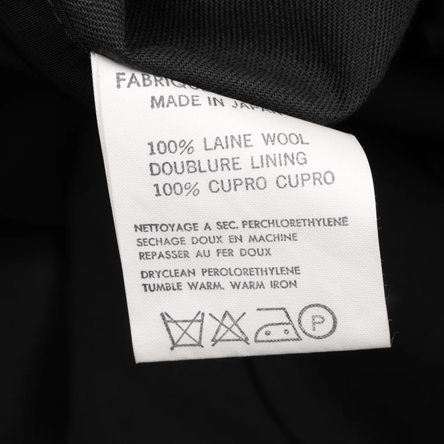 Yohji Yamamoto Yohji Yamamoto Wool Gabardine Jacket Black S Size US S / EU 44-46 / 1 - 16 Thumbnail