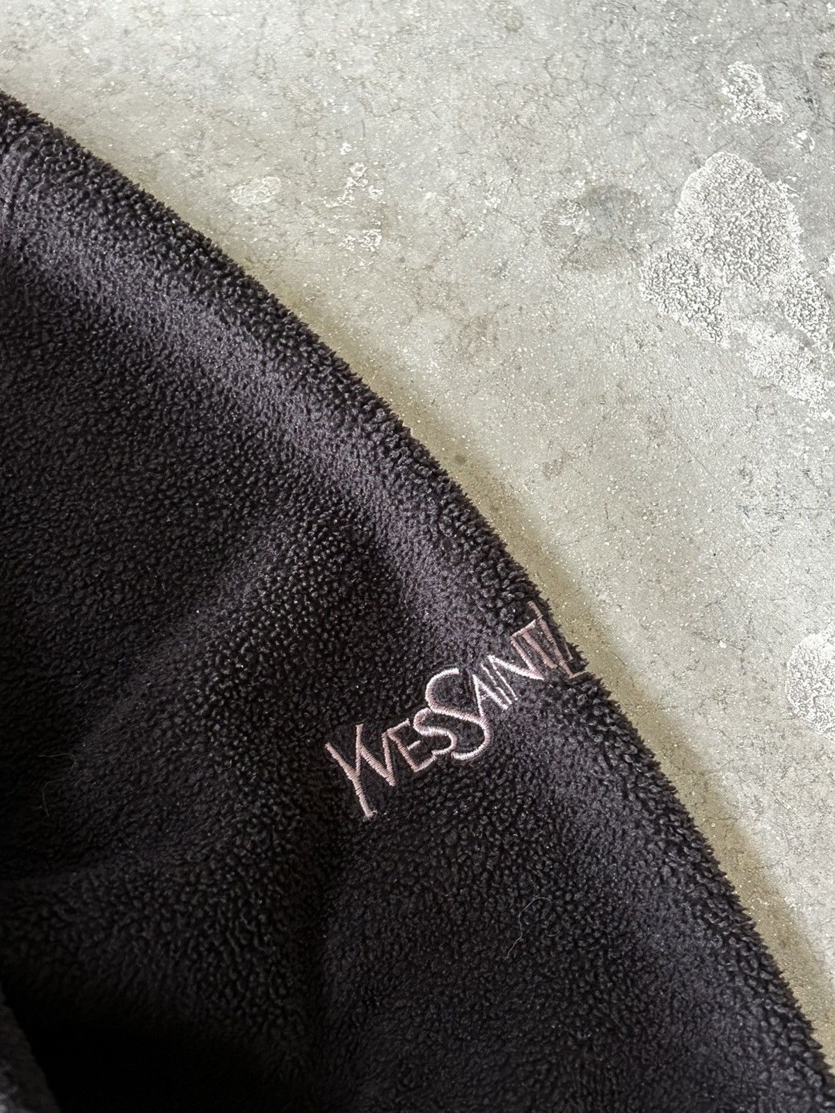 Vintage Yves Saint Laurent Vintage Fleece Pullover YSL Big Logo Size US S / EU 44-46 / 1 - 10 Thumbnail