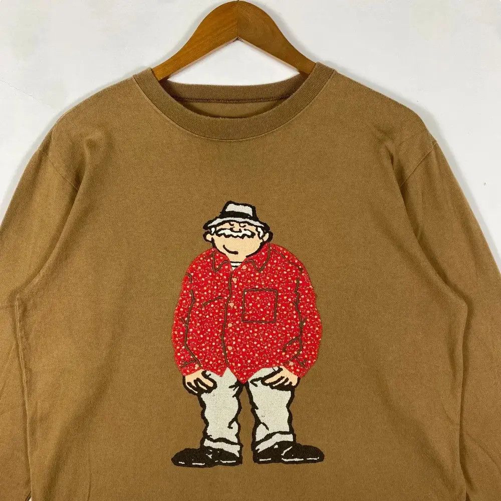 Japanese Brand Vintage 90's HARLEM STORE Trendy Man Graphic Longsleeve Size US L / EU 52-54 / 3 - 2 Thumbnail