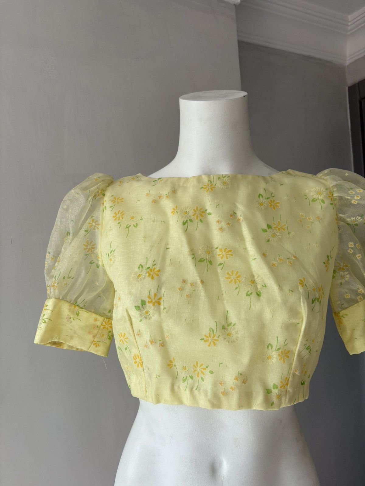 Vintage Antique blouse Size M / US 6-8 / IT 42-44 - 8 Thumbnail