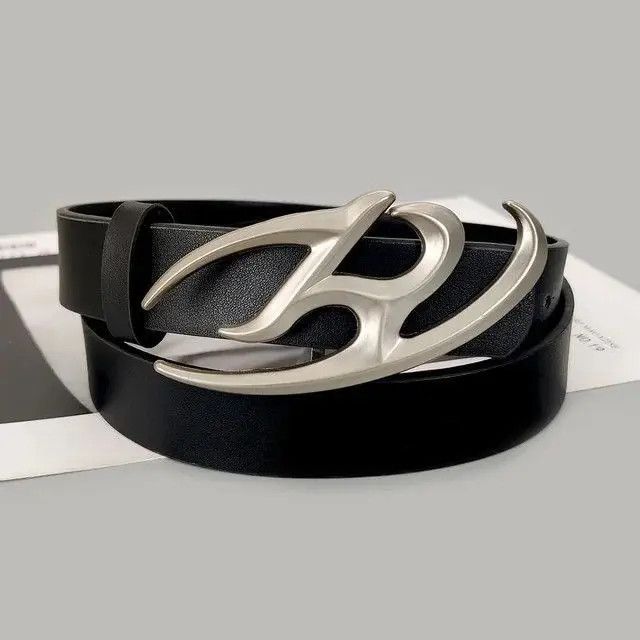 Designer Y2K 2000s studded goth emo black belt Size ONE SIZE - 1 Thumbnail