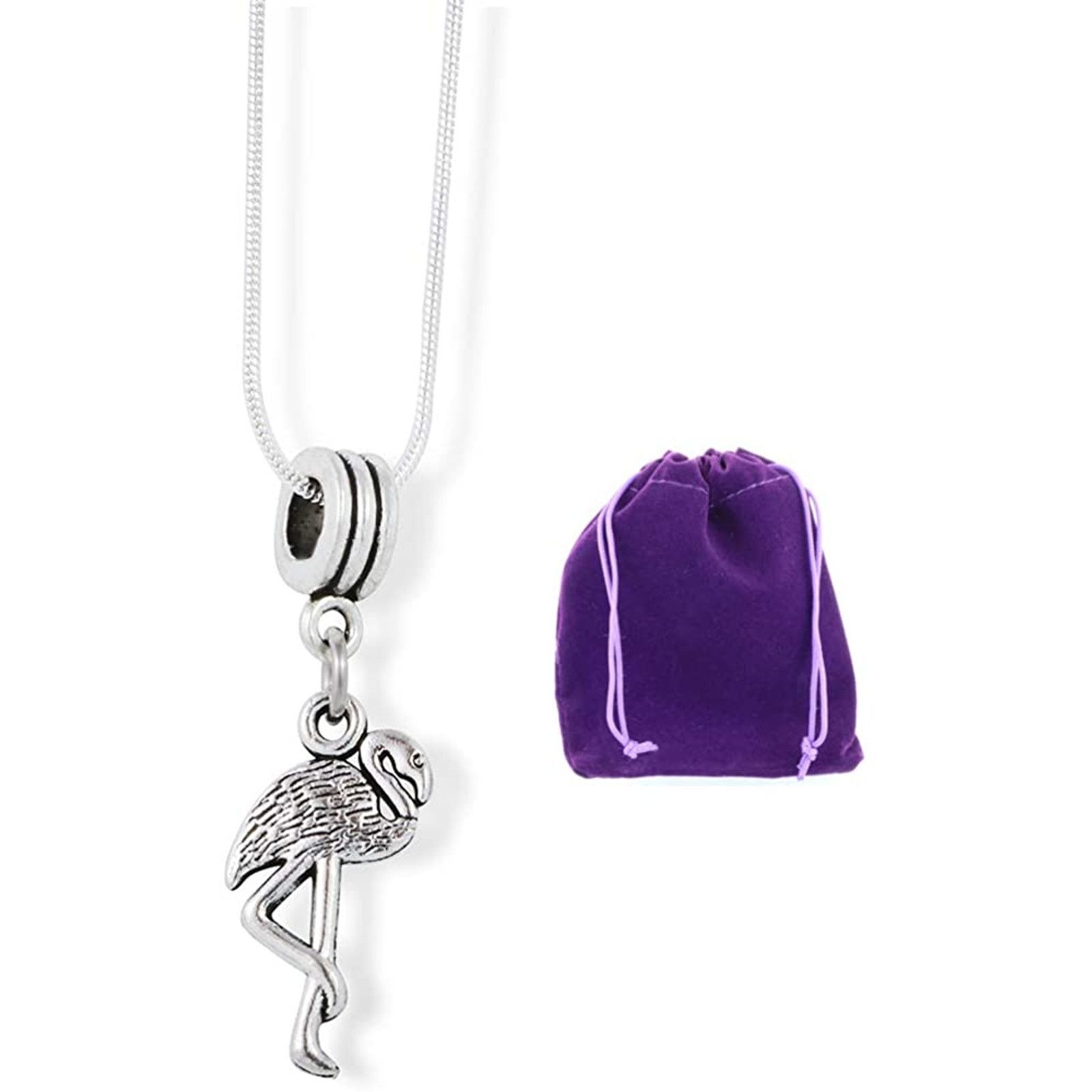& Other Stories Flamingo Bird Charm Necklace Pendant Jewelry Size ONE SIZE - 1 Thumbnail