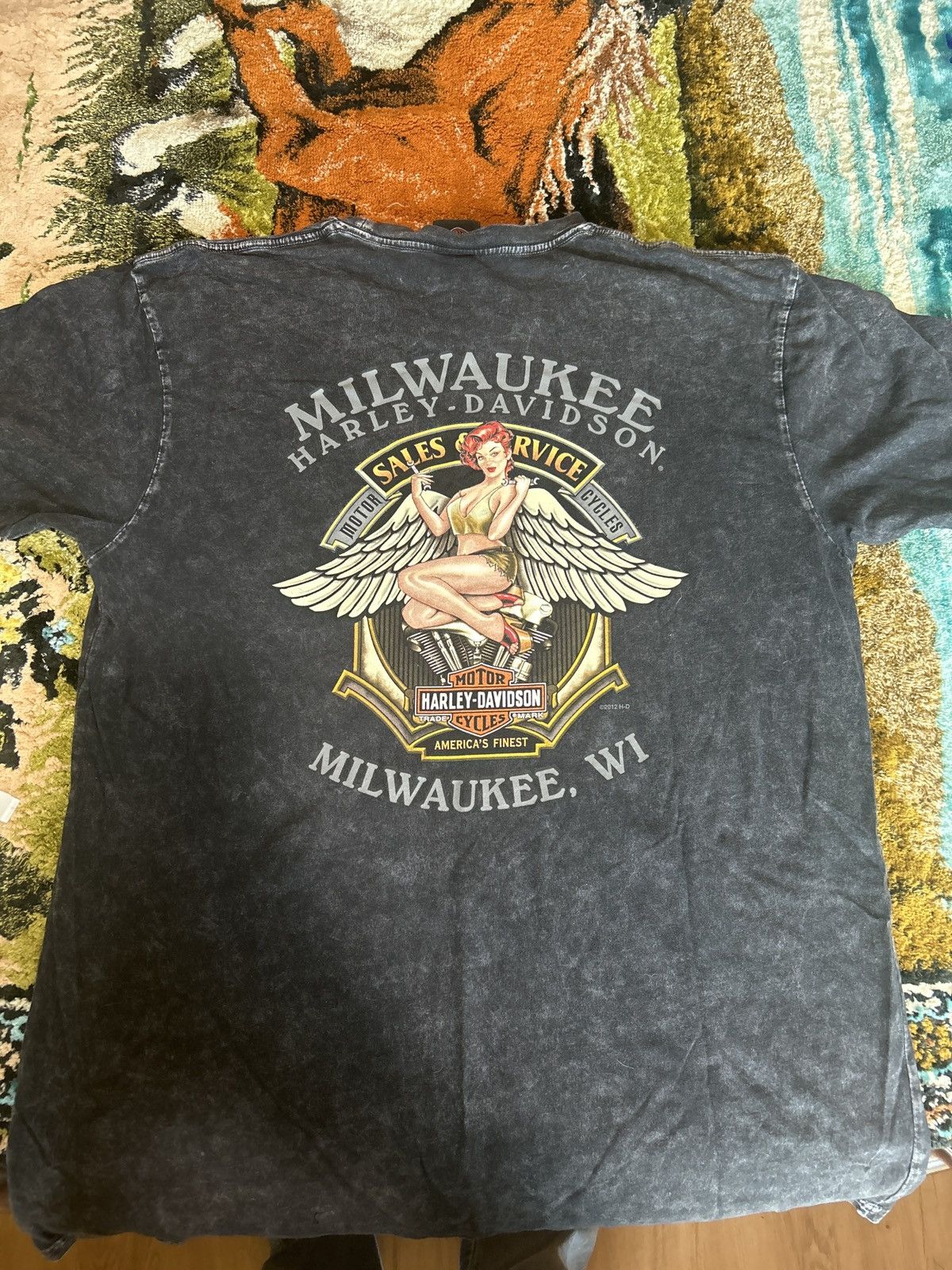 Harley Davidson × Vintage 1903 Old School Harley Davidson Tee Size US L / EU 52-54 / 3 - 2 Thumbnail
