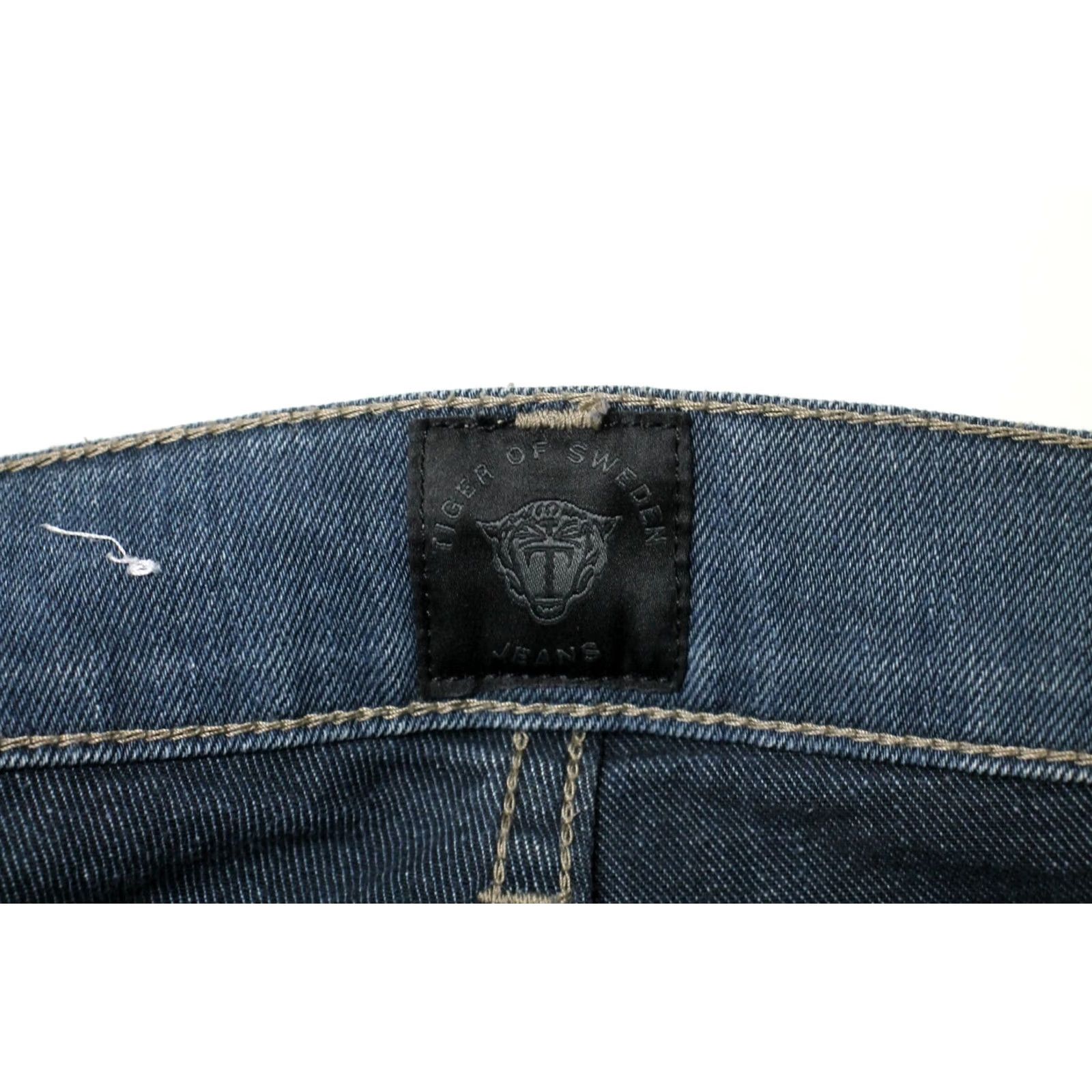Tiger of Sweden TIGER OF SWEDEN Iggy Ivy Fuel Jeans Slim Fit W33/L34 Whiskers Faded Blue Denim Men Size US 33 - 6 Thumbnail