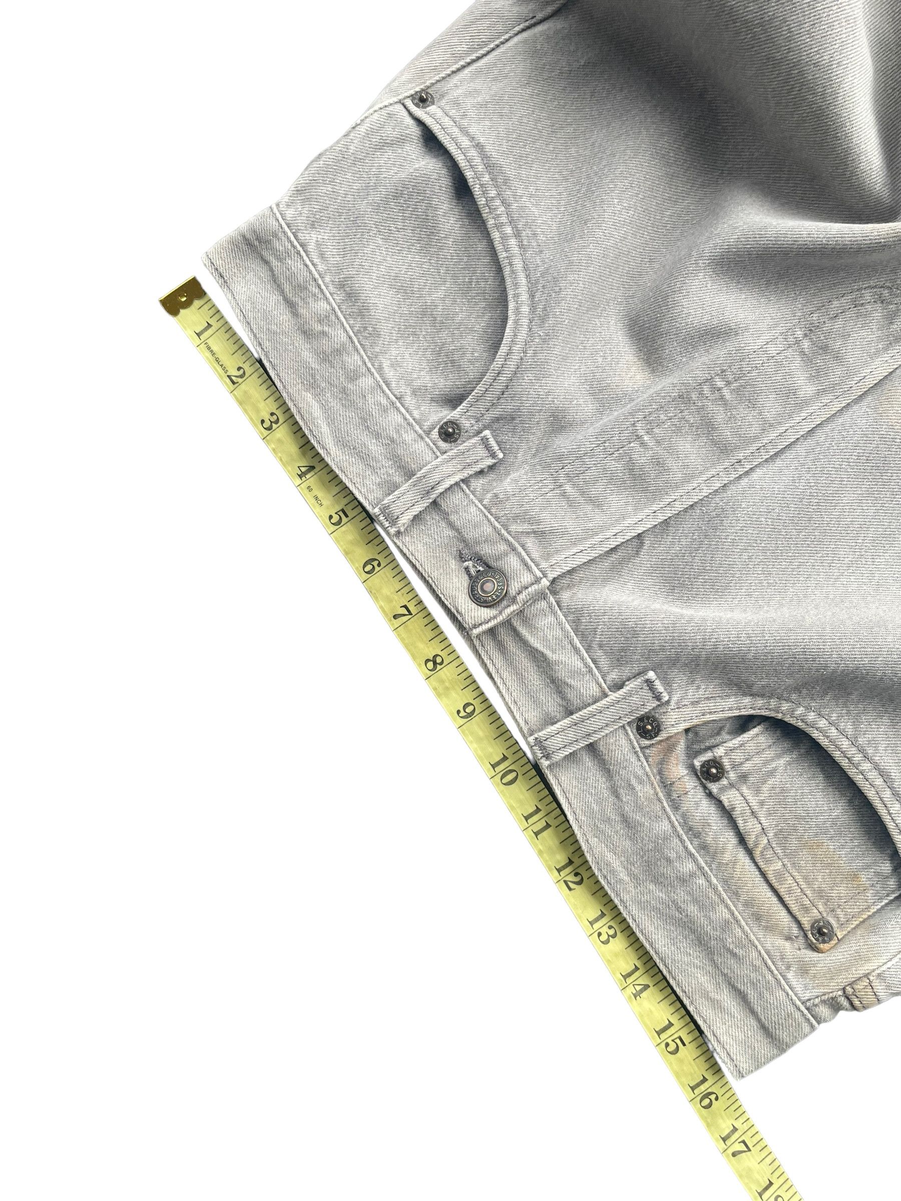 Levi's Vintage 1991 Levis 501 e Faded Grey Denim Size US 32 / EU 48 - 5 Thumbnail