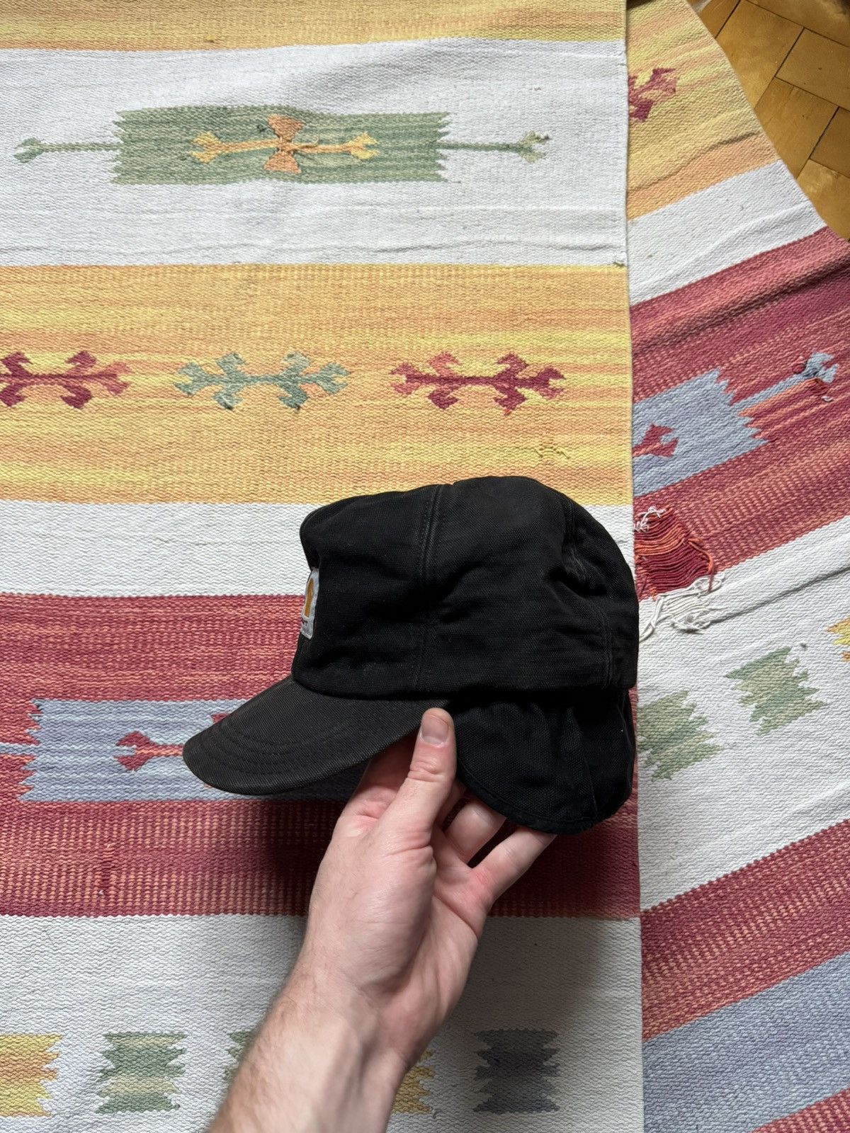 Carhartt Vintage 90’s Carhartt Made In USA Faded Work Insulation Hat Size ONE SIZE - 4 Thumbnail
