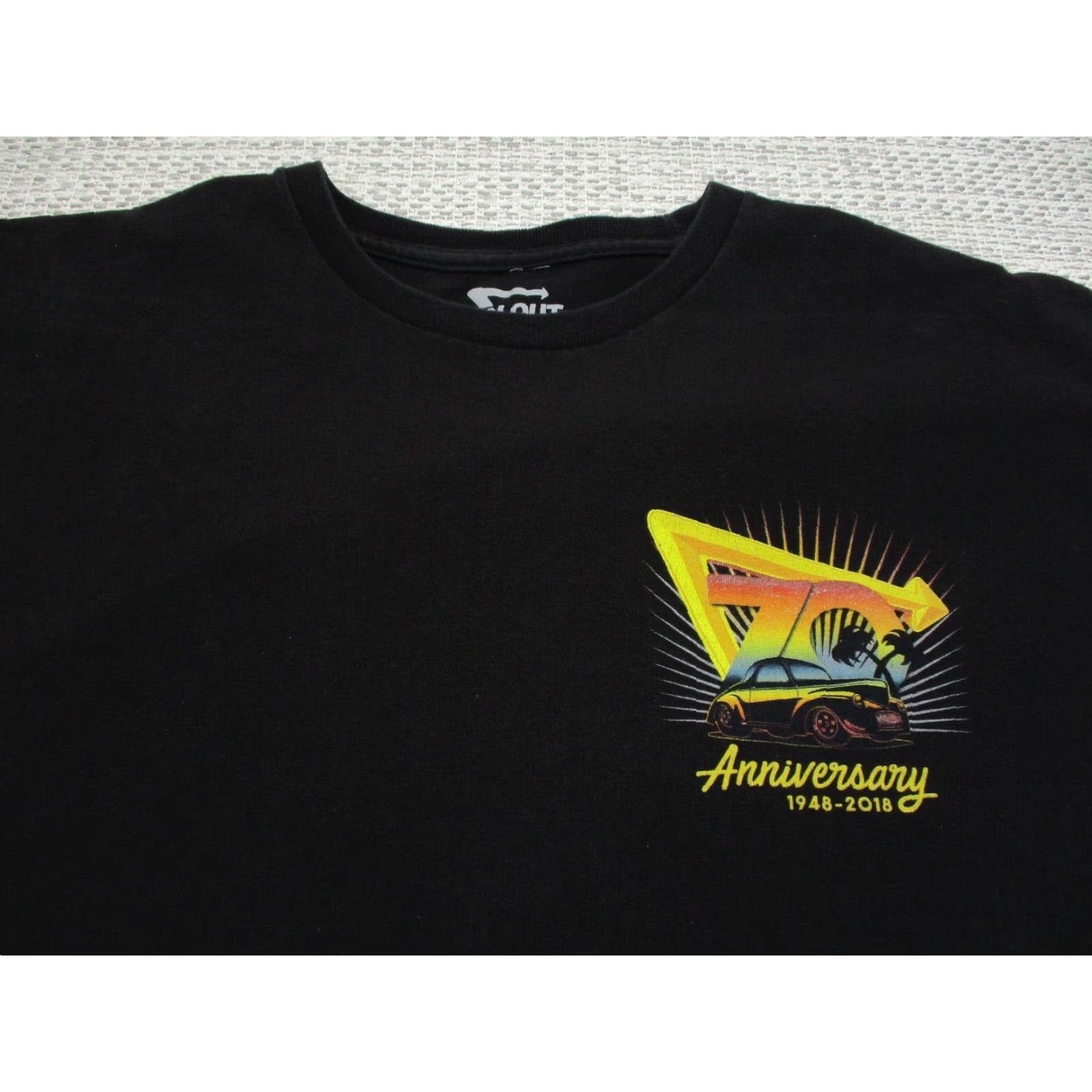 Vintage VINTAGE In N Out Burger 70th Anniversary Shirt Mens L 1948-2018 Vladimir Kush Black READ Size US L / EU 52-54 / 3 - 3 Thumbnail