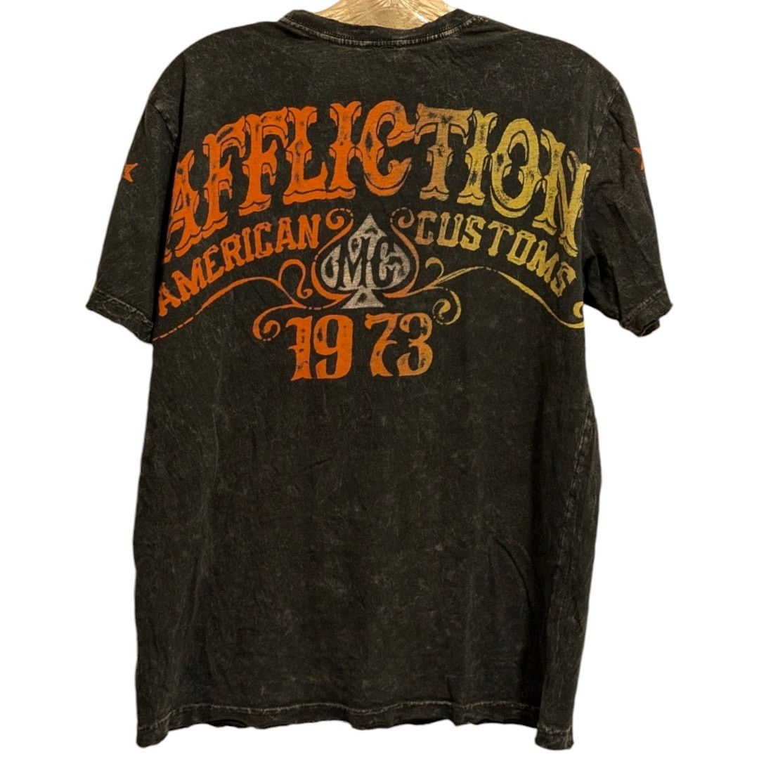 Affliction AFFLICTION American Customs 1973 Short Sleeve T-shirt Gray M Size US M / EU 48-50 / 2 - 2 Thumbnail