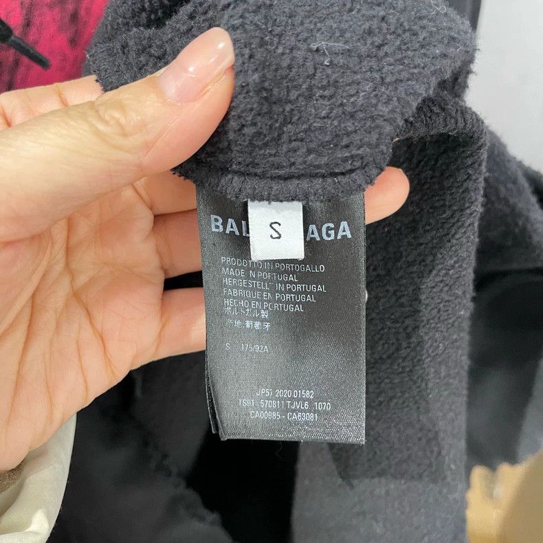Balenciaga Balenciaga Heart Print Hooded Sweatshirt, Size S Size US S / EU 44-46 / 1 - 4 Thumbnail