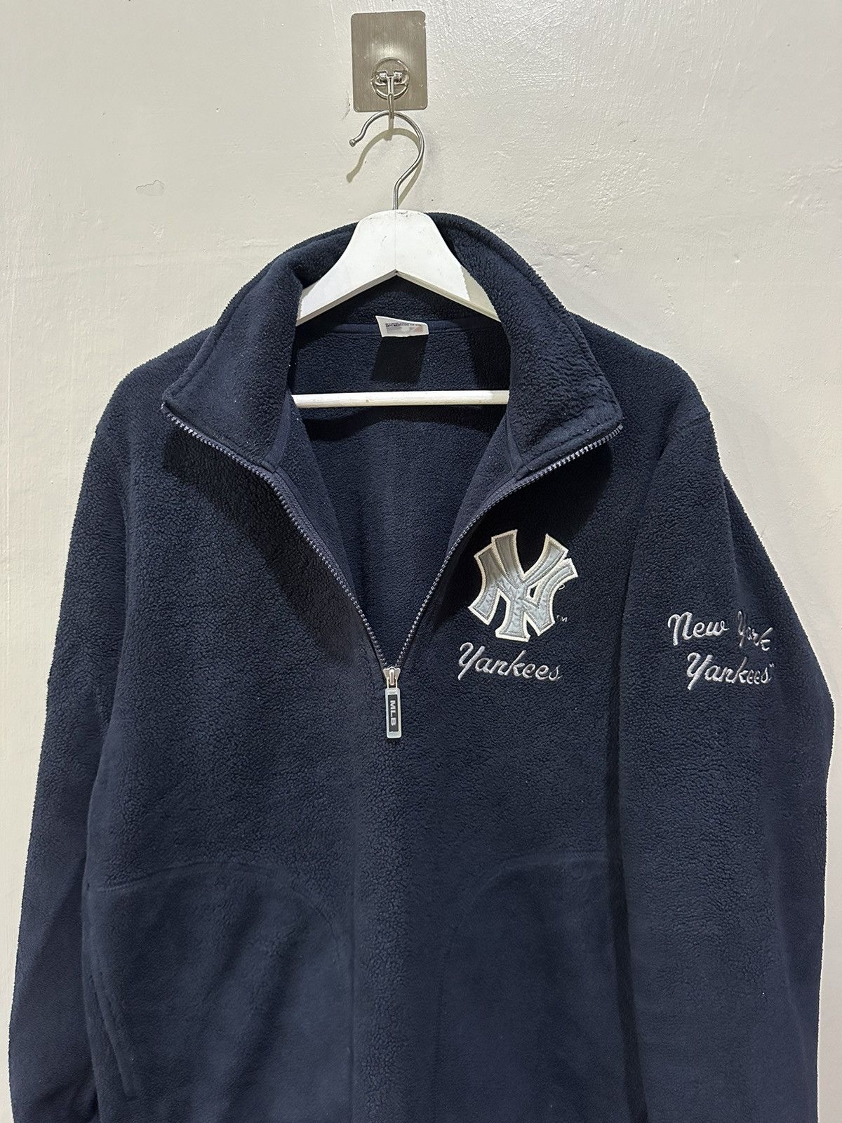 Other NY Yankees x Sweatshirt Half Zipper Size US XL / EU 56 / 4 - 9 Thumbnail